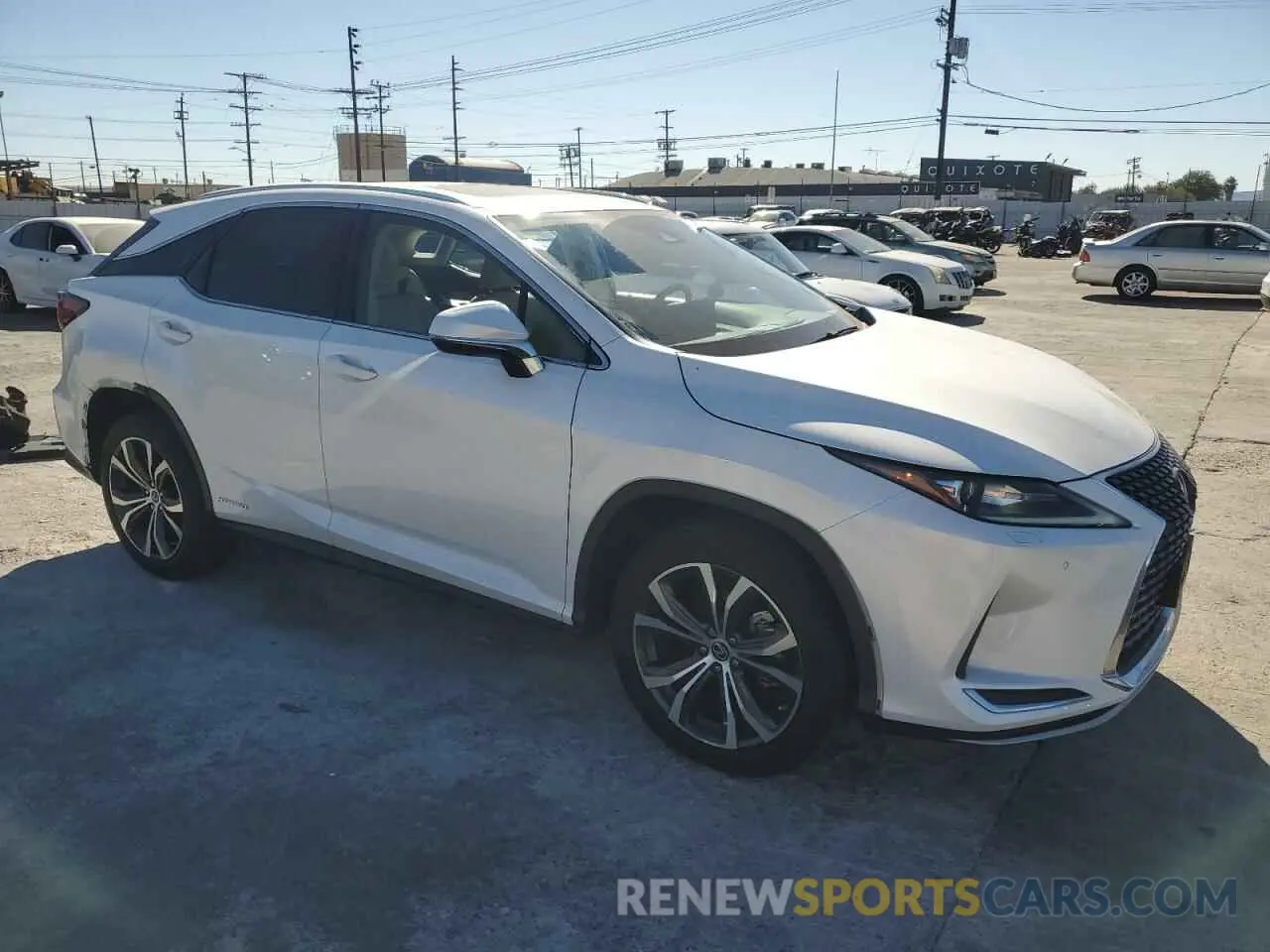 4 Фотография поврежденного автомобиля 2T2HGMDA0MC059713 LEXUS RX450 2021