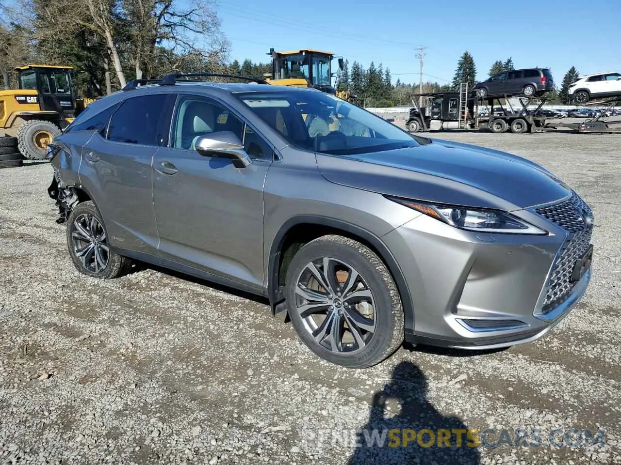 4 Photograph of a damaged car 2T2HGMDA3MC060984 LEXUS RX450 2021