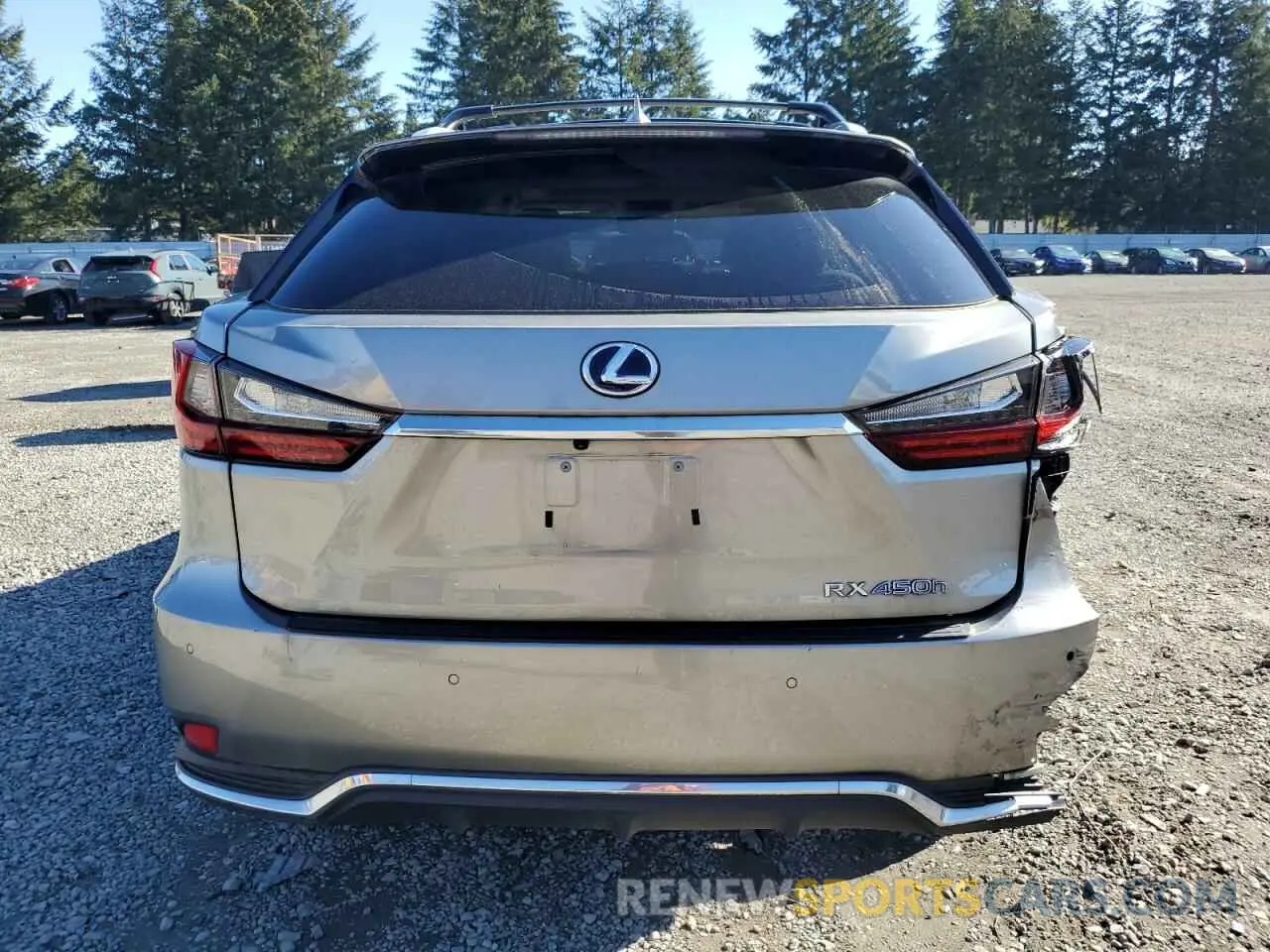 6 Photograph of a damaged car 2T2HGMDA3MC060984 LEXUS RX450 2021