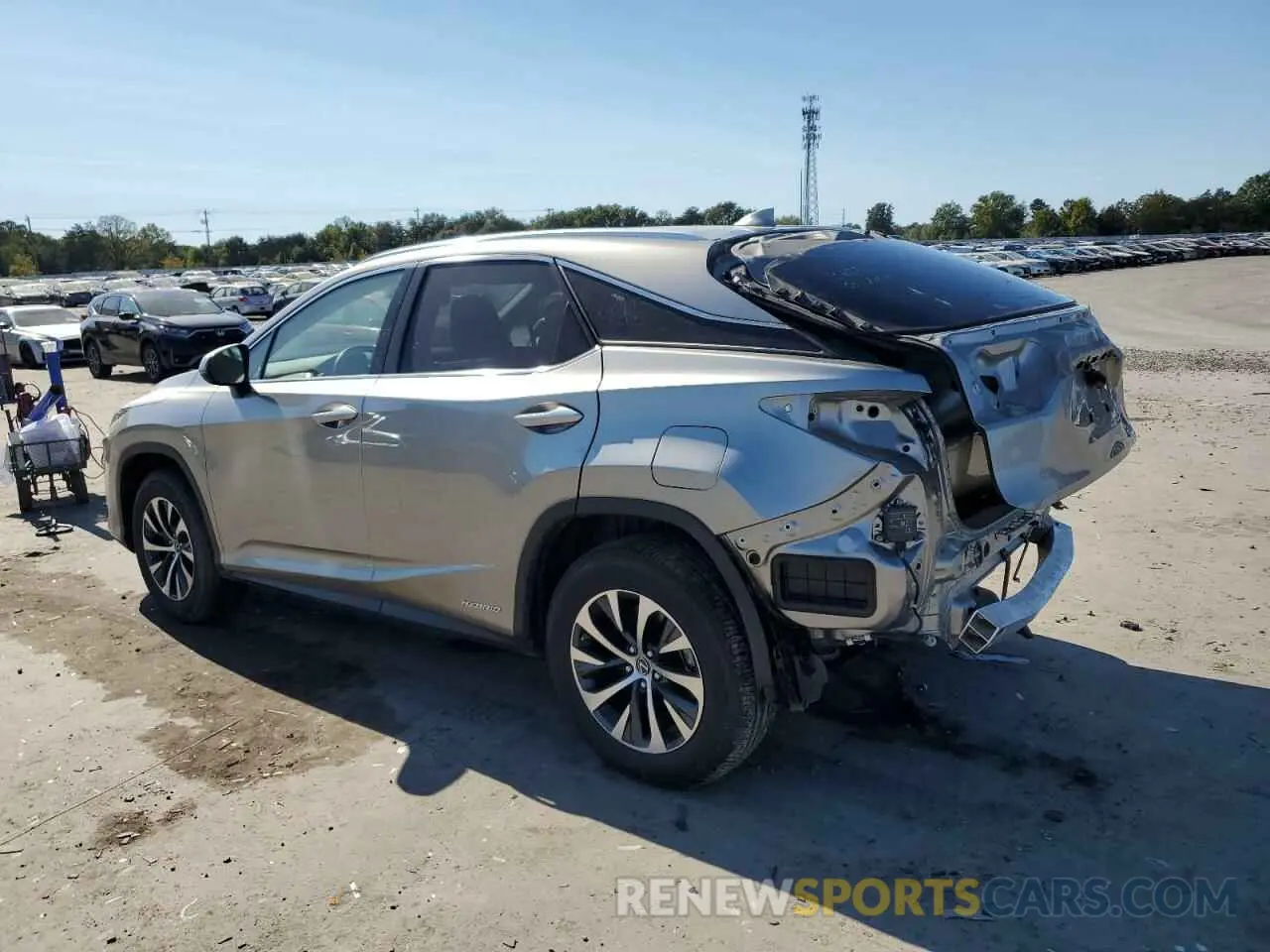 2 Photograph of a damaged car 2T2HGMDA3MC068132 LEXUS RX450 2021