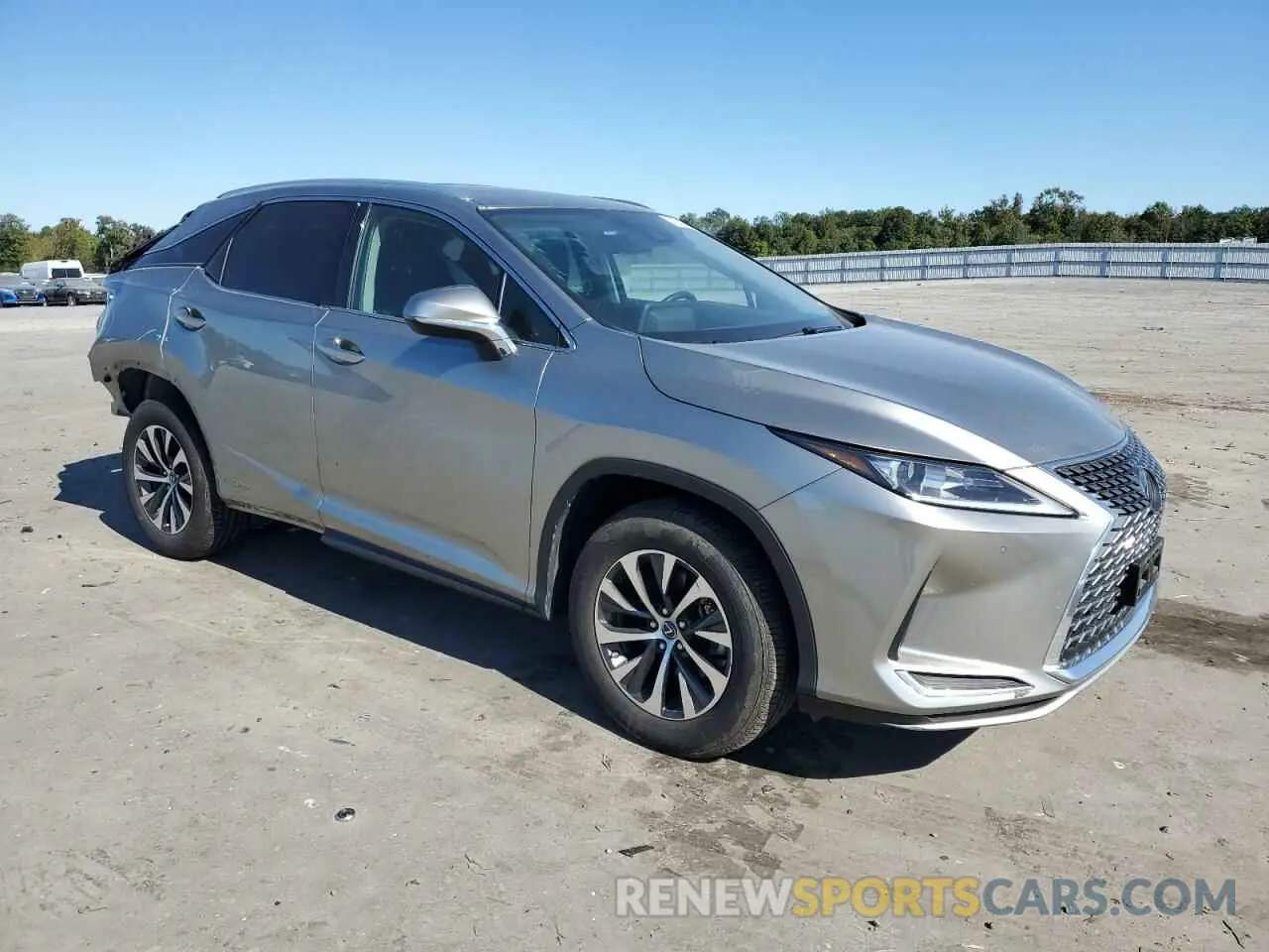 4 Photograph of a damaged car 2T2HGMDA3MC068132 LEXUS RX450 2021