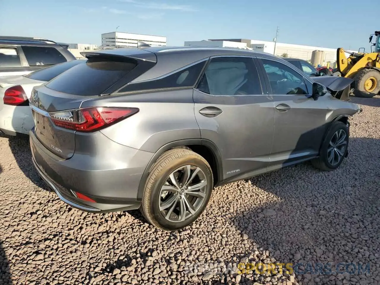 3 Фотография поврежденного автомобиля 2T2HGMDA5MC067791 LEXUS RX450 2021