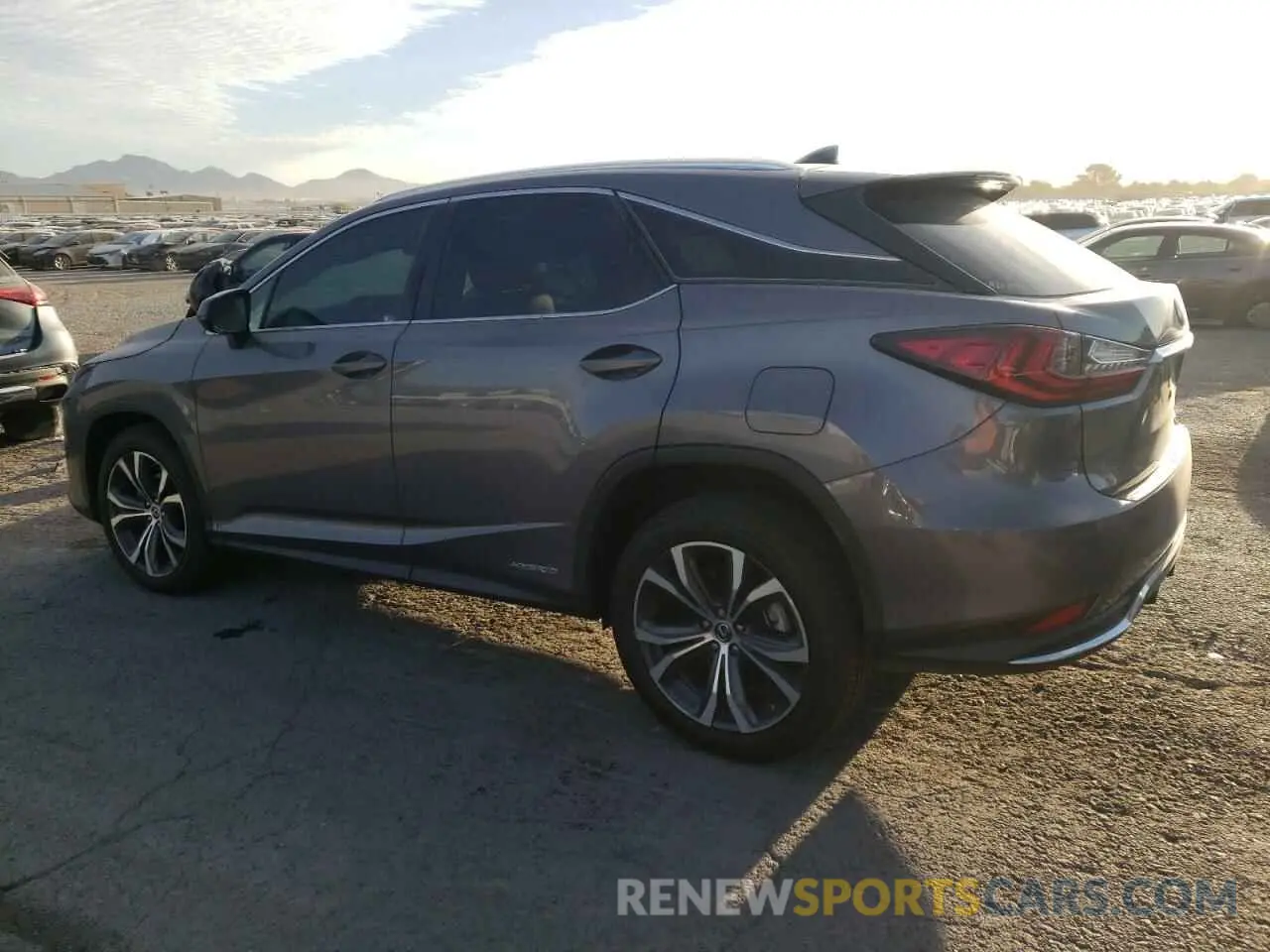 2 Фотография поврежденного автомобиля 2T2HGMDA7MC063144 LEXUS RX450 2021