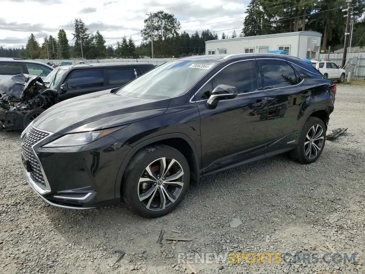 1 Фотография поврежденного автомобиля 2T2HGMDA9MC064263 LEXUS RX450 2021