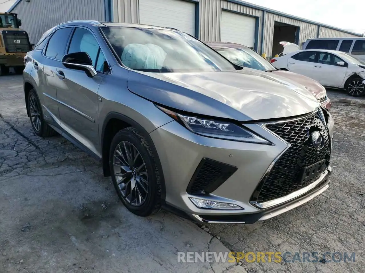 1 Photograph of a damaged car 2T2YGMDA5MC057374 LEXUS RX450 2021