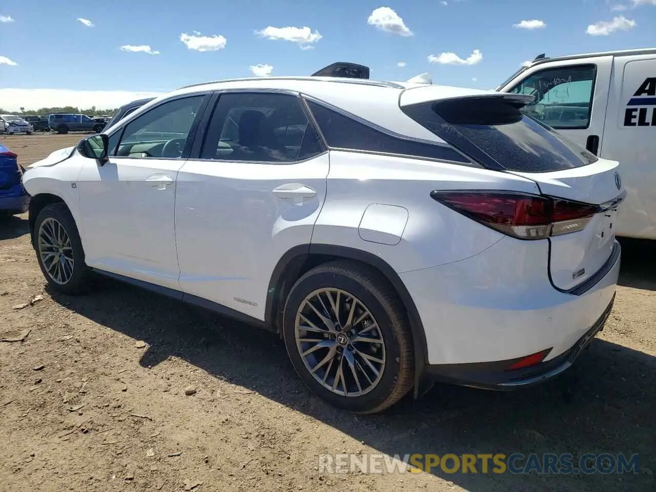 2 Photograph of a damaged car 2T2YGMDA8MC070118 LEXUS RX450 2021