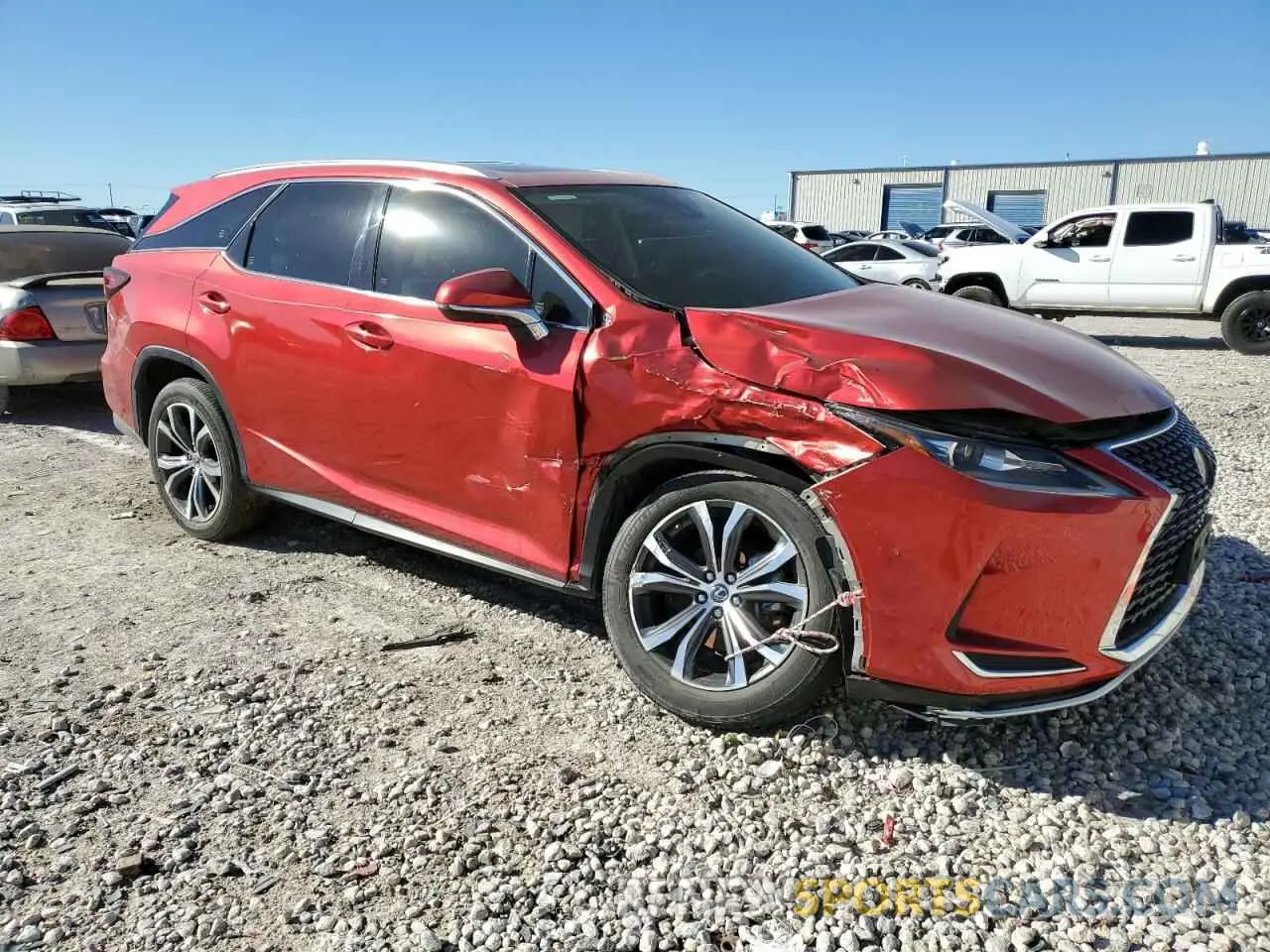 4 Фотография поврежденного автомобиля JTJHGKFA1M2021389 LEXUS RX450 2021