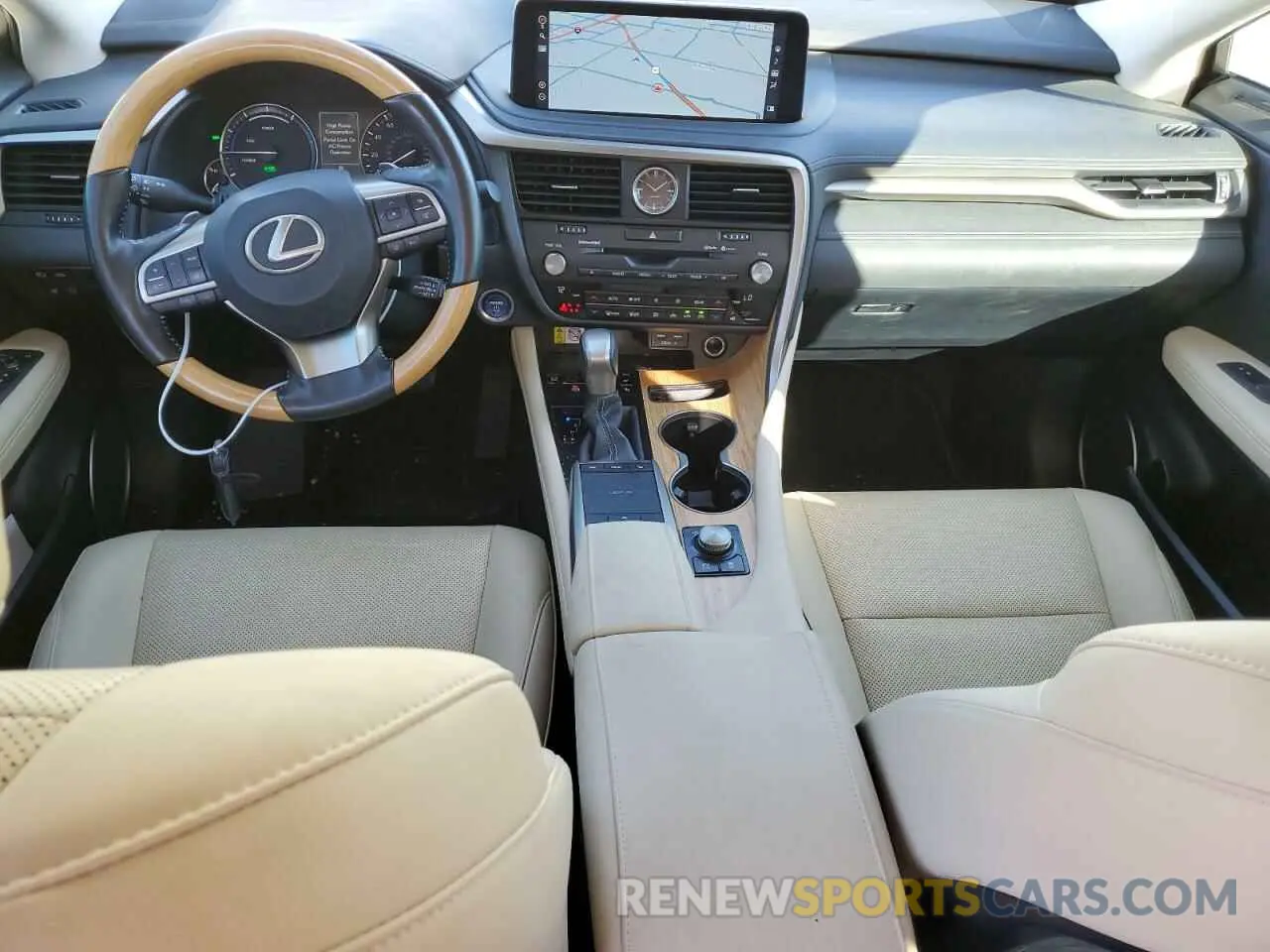 8 Фотография поврежденного автомобиля JTJHGKFA1M2021389 LEXUS RX450 2021