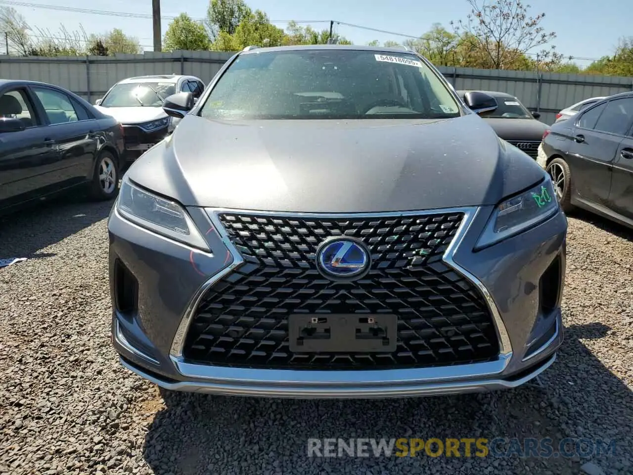 5 Фотография поврежденного автомобиля JTJHGKFA7M2020683 LEXUS RX450 2021