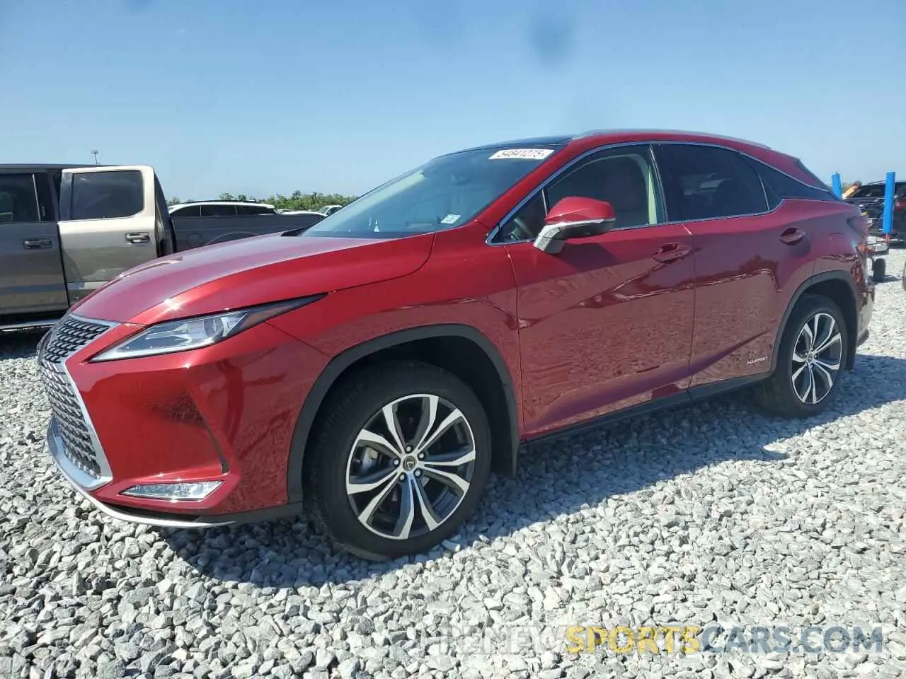 1 Photograph of a damaged car 2T2HGMDA1NC078482 LEXUS RX450 2022