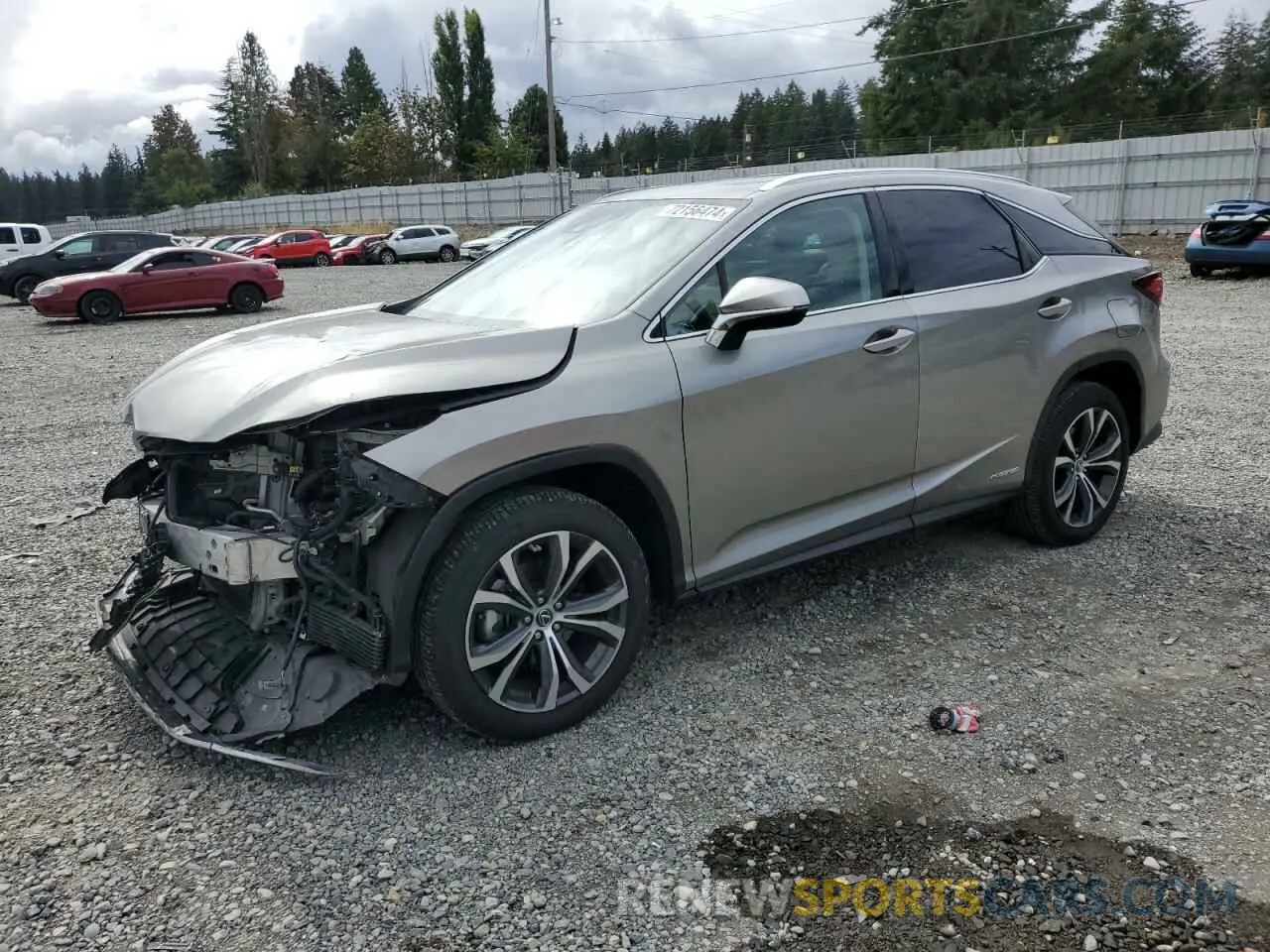 1 Photograph of a damaged car 2T2HGMDA2NC081228 LEXUS RX450 2022