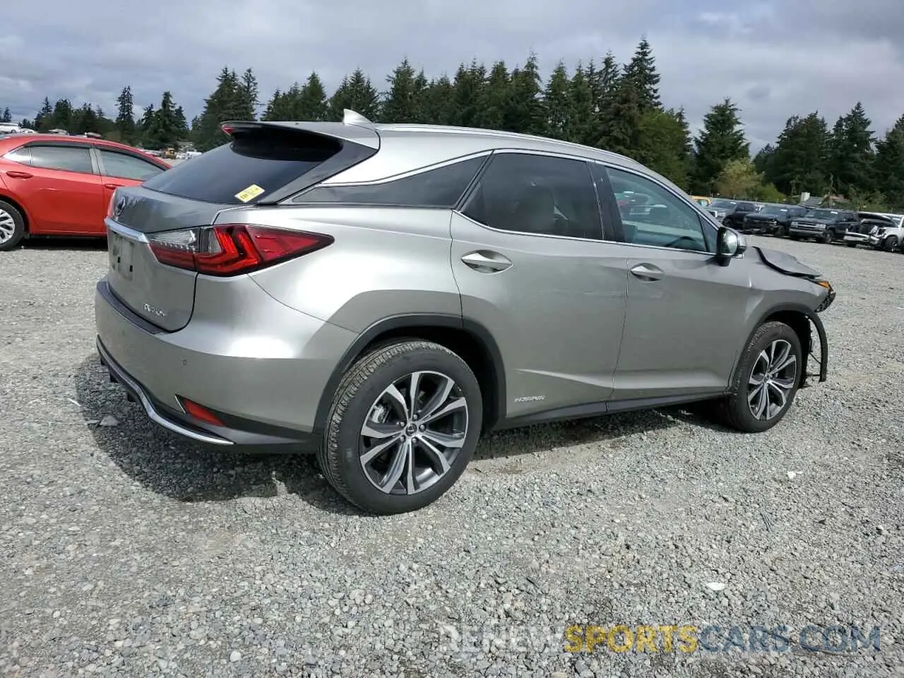 3 Photograph of a damaged car 2T2HGMDA2NC081228 LEXUS RX450 2022