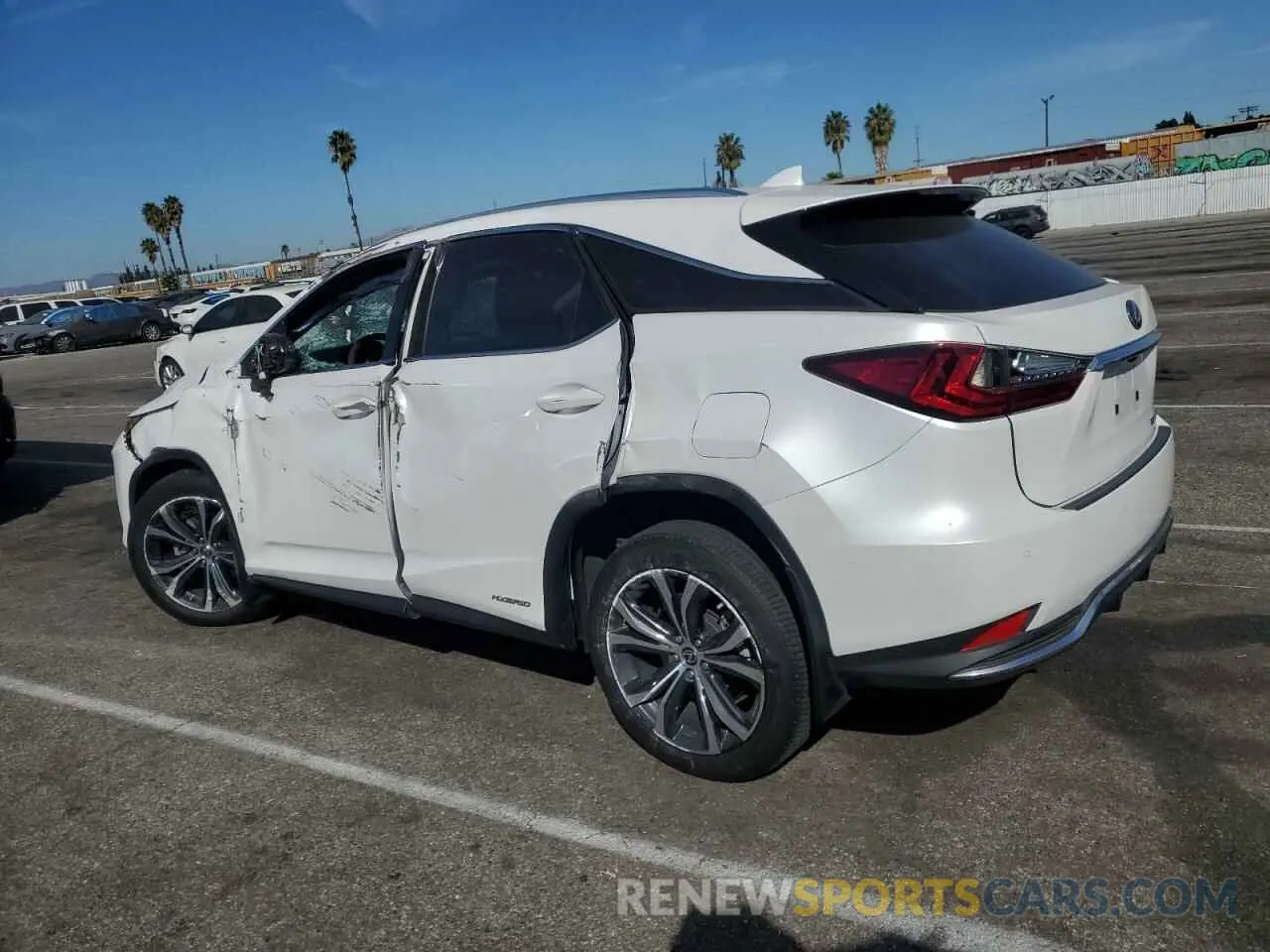 2 Photograph of a damaged car 2T2HGMDA3NC087586 LEXUS RX450 2022