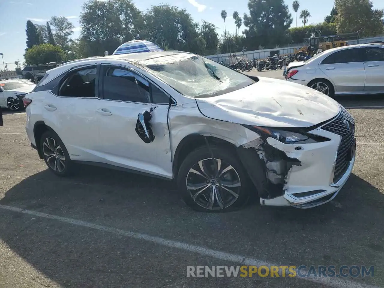 4 Photograph of a damaged car 2T2HGMDA3NC087586 LEXUS RX450 2022