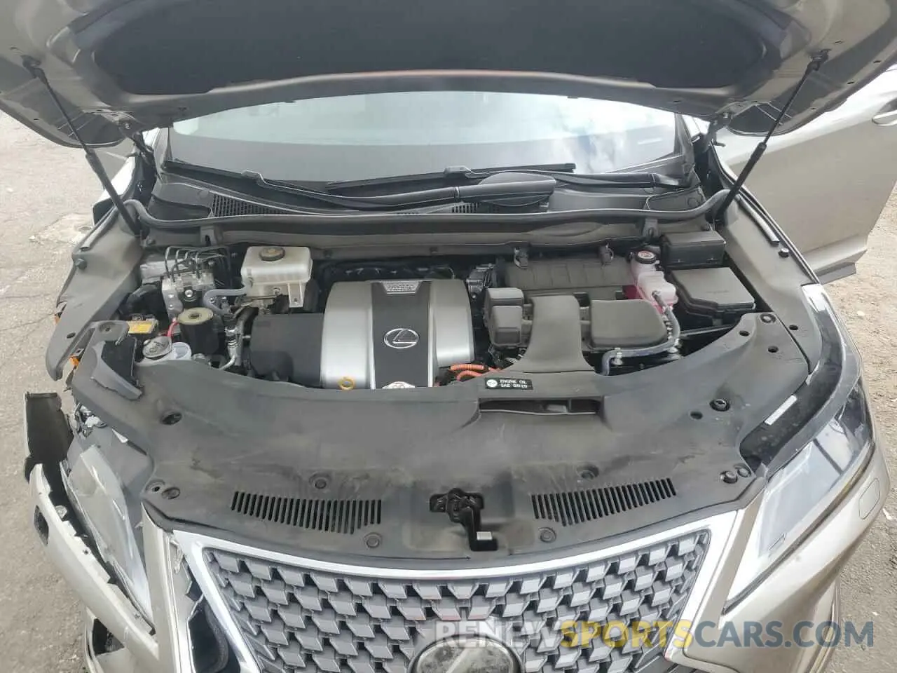 12 Photograph of a damaged car 2T2HGMDA9NC093229 LEXUS RX450 2022