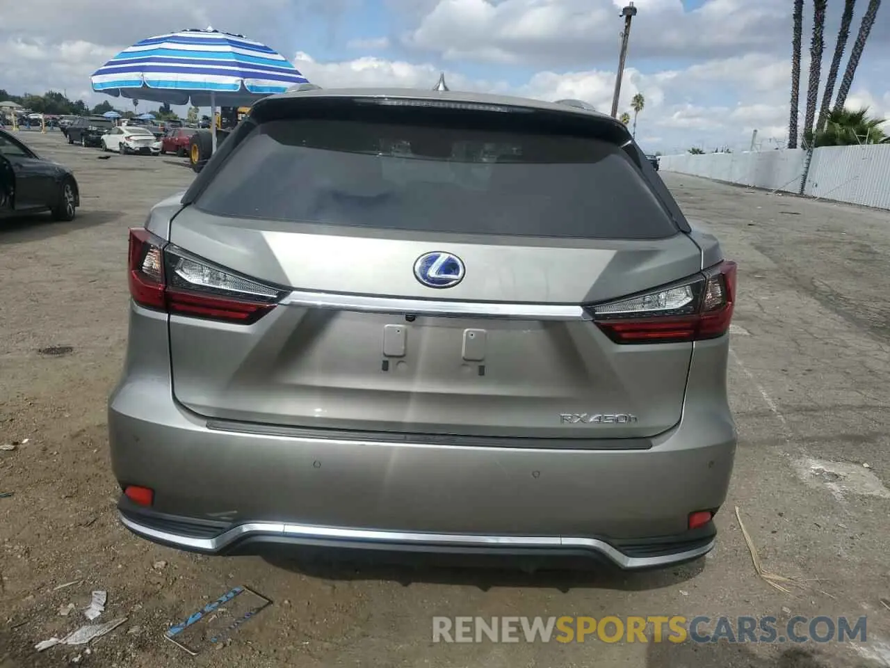 6 Photograph of a damaged car 2T2HGMDA9NC093229 LEXUS RX450 2022