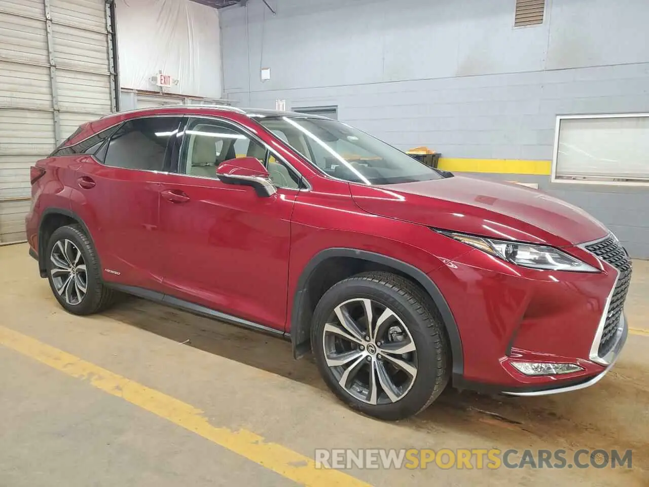 4 Фотография поврежденного автомобиля 2T2HGMDAXNC081722 LEXUS RX450 2022