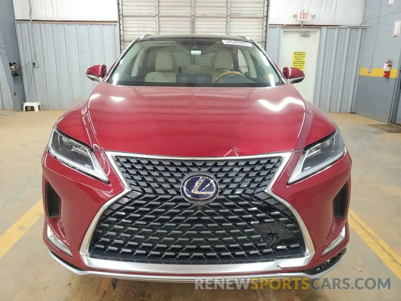 5 Фотография поврежденного автомобиля 2T2HGMDAXNC081722 LEXUS RX450 2022