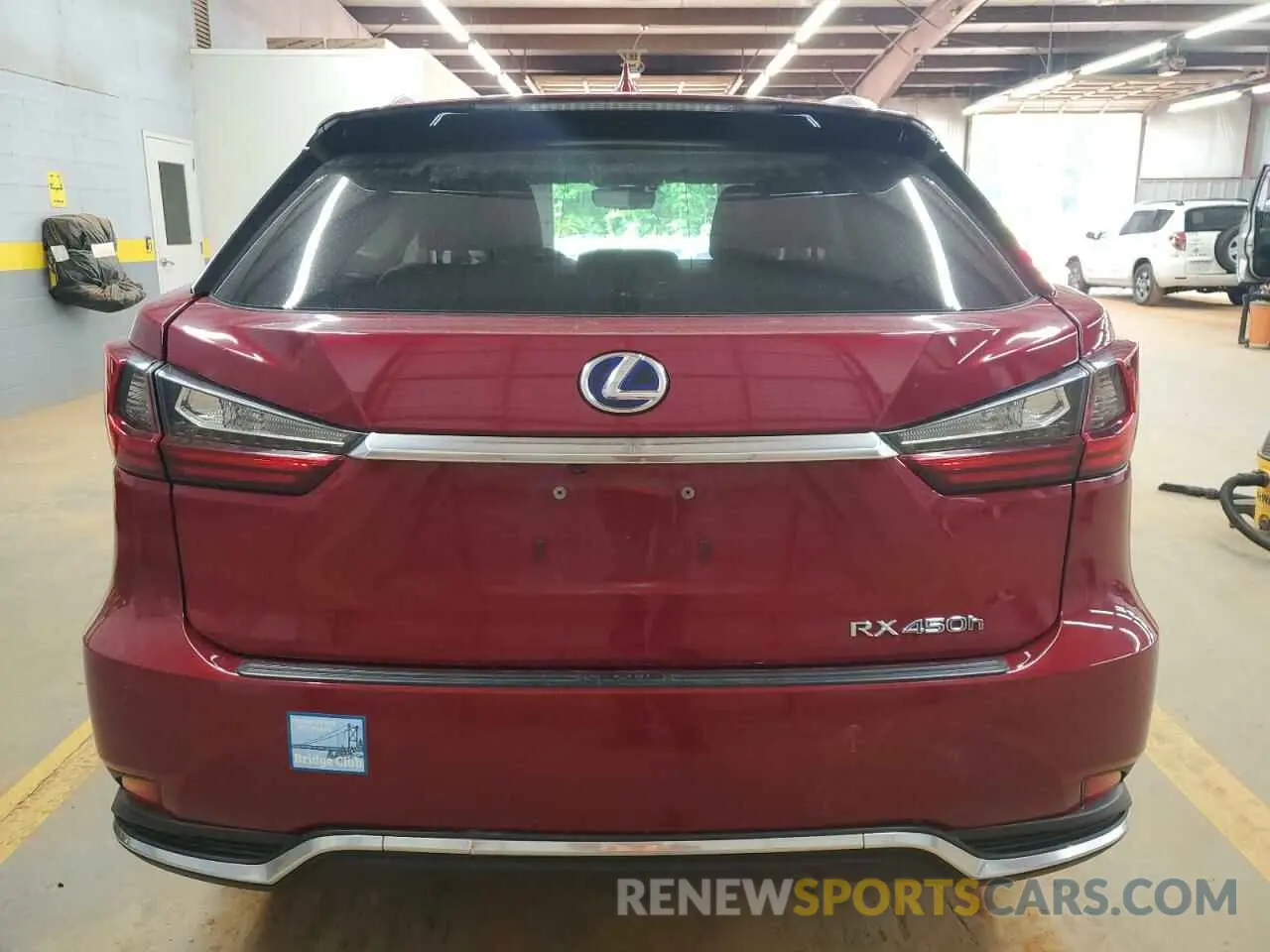 6 Фотография поврежденного автомобиля 2T2HGMDAXNC081722 LEXUS RX450 2022