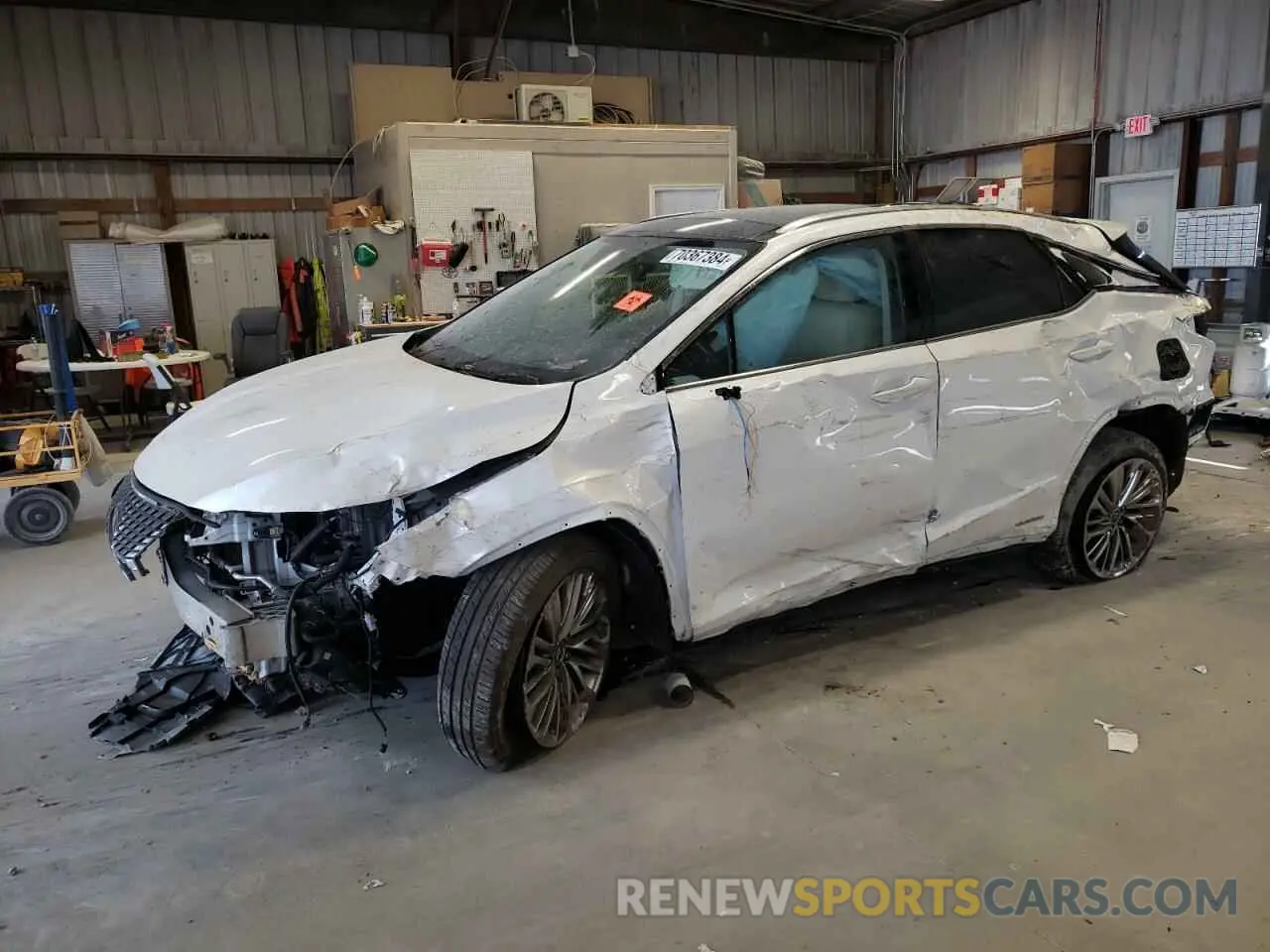 1 Photograph of a damaged car 2T2JGMDA0NC082055 LEXUS RX450 2022