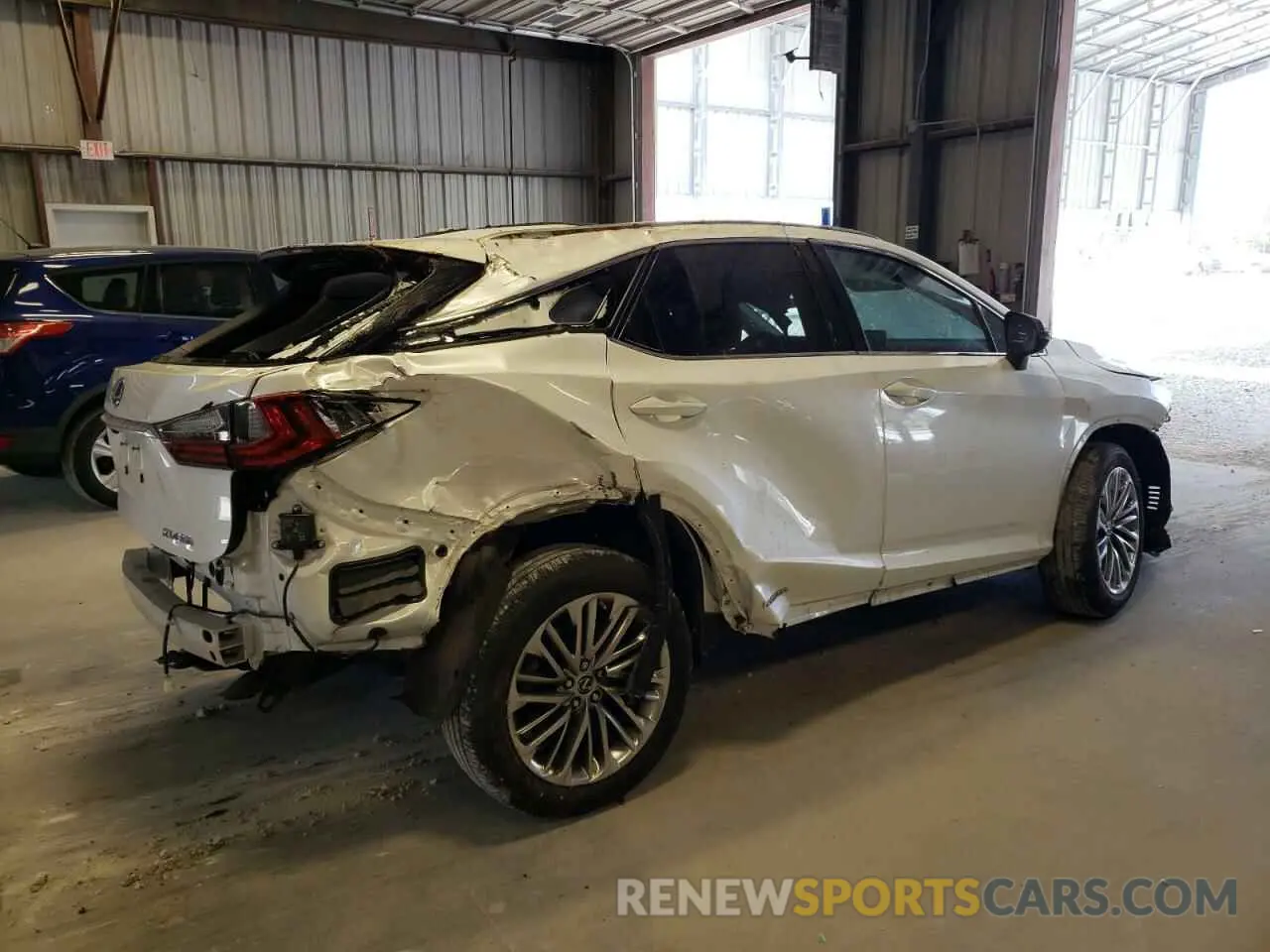 3 Photograph of a damaged car 2T2JGMDA0NC082055 LEXUS RX450 2022