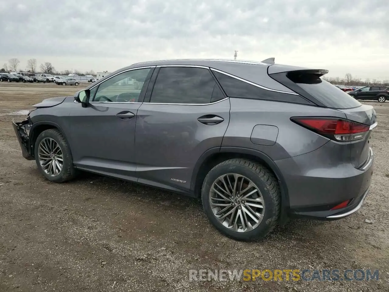 2 Photograph of a damaged car 2T2JGMDA2NC077312 LEXUS RX450 2022