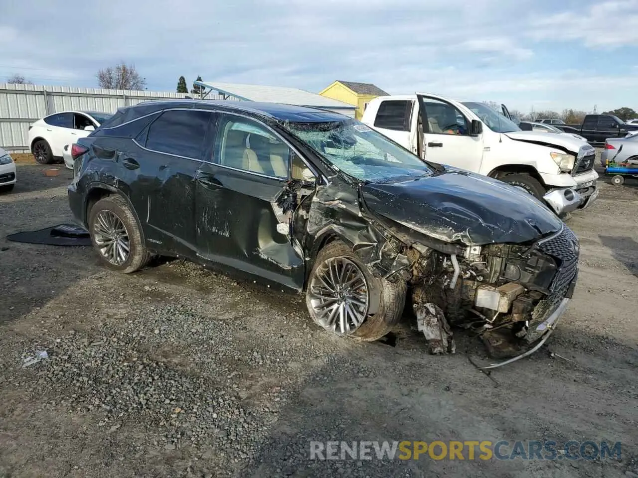 4 Photograph of a damaged car 2T2JGMDA2NC077634 LEXUS RX450 2022