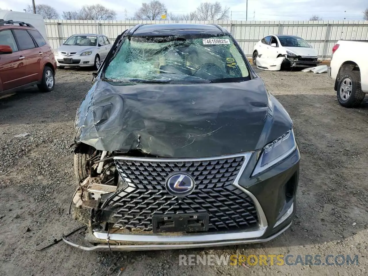 5 Photograph of a damaged car 2T2JGMDA2NC077634 LEXUS RX450 2022