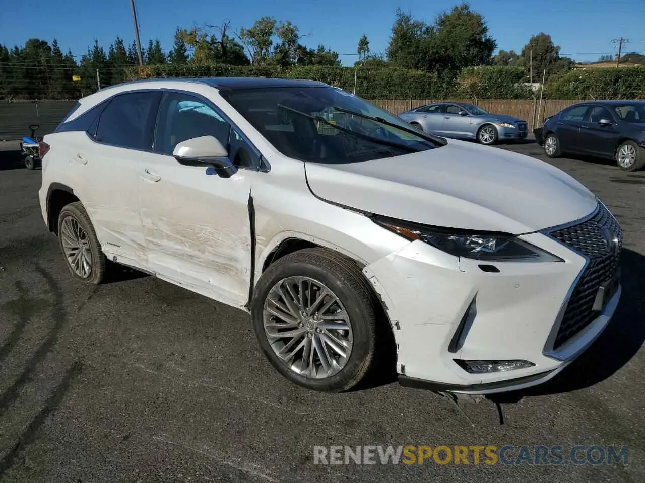 4 Photograph of a damaged car 2T2JGMDA2NC087015 LEXUS RX450 2022