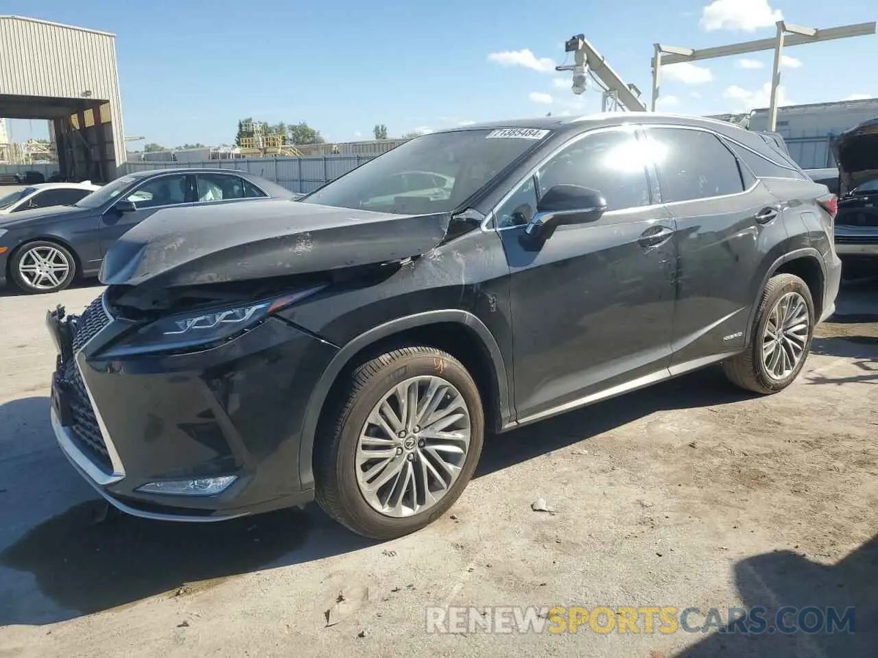 1 Photograph of a damaged car 2T2JGMDA8NC094390 LEXUS RX450 2022
