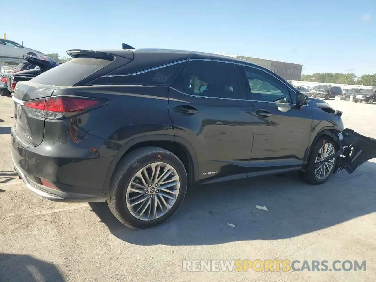 3 Photograph of a damaged car 2T2JGMDA8NC094390 LEXUS RX450 2022