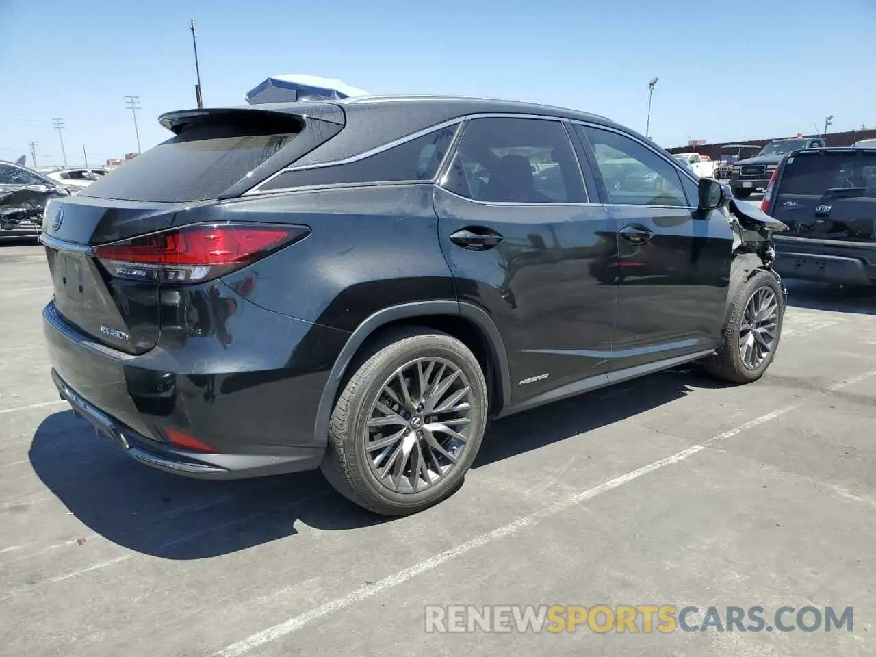 3 Фотография поврежденного автомобиля 2T2YGMDA5NC076315 LEXUS RX450 2022