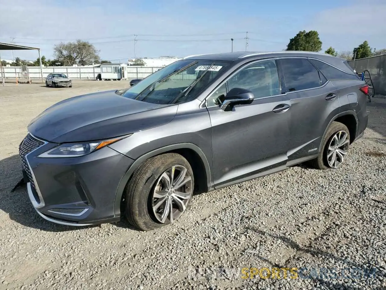1 Photograph of a damaged car JTJHGKFA9N2027846 LEXUS RX450 2022