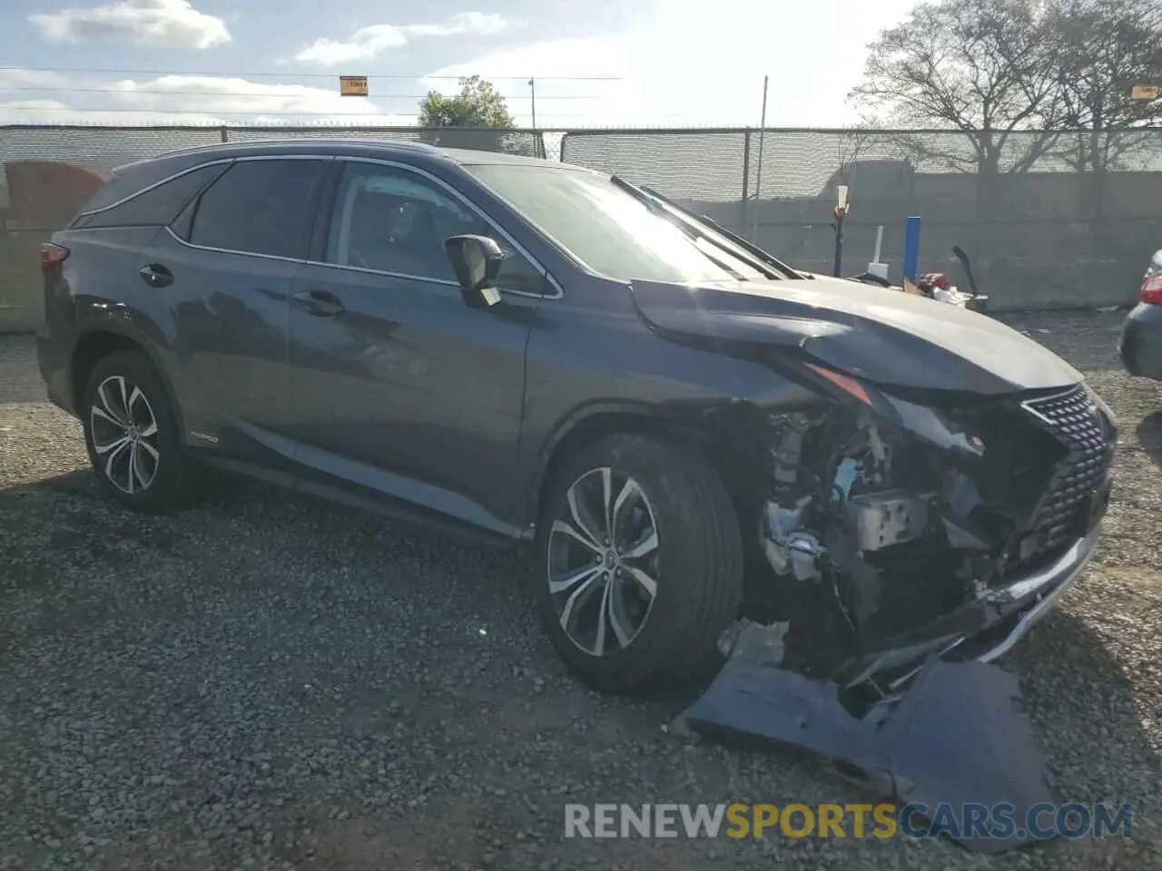 4 Photograph of a damaged car JTJHGKFA9N2027846 LEXUS RX450 2022