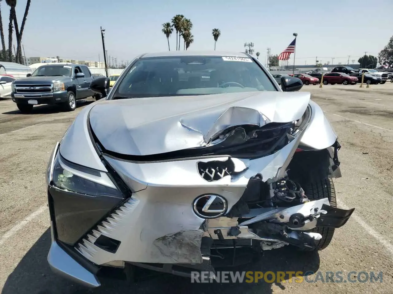 5 Photograph of a damaged car JTJABABB3SA007988 LEXUS RZ 300E 2025