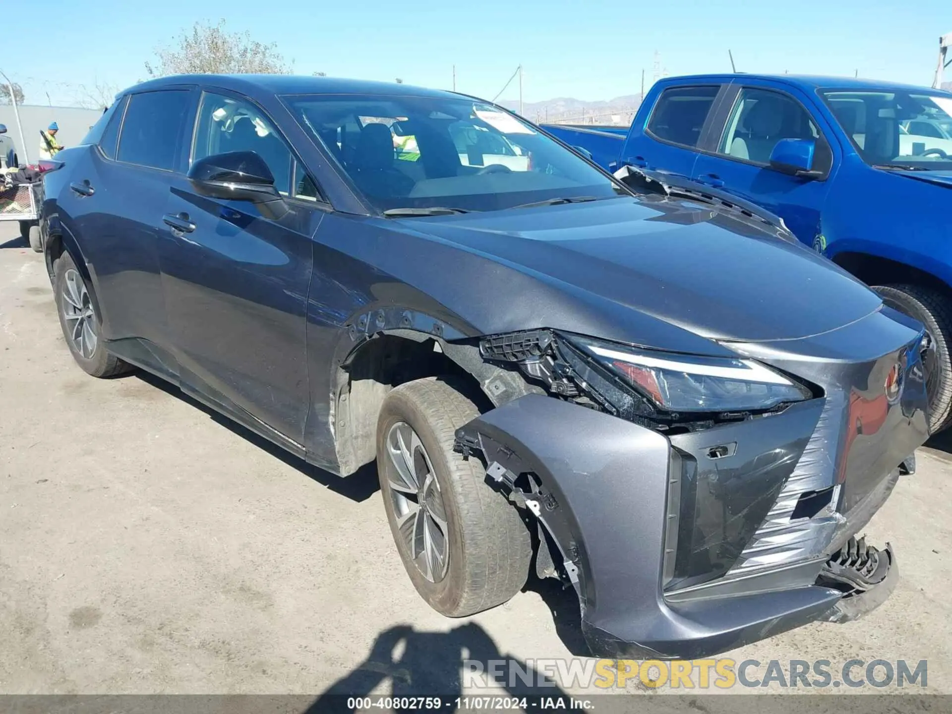 1 Фотография поврежденного автомобиля JTJAAAAB3PA008294 LEXUS RZ 450E 2023