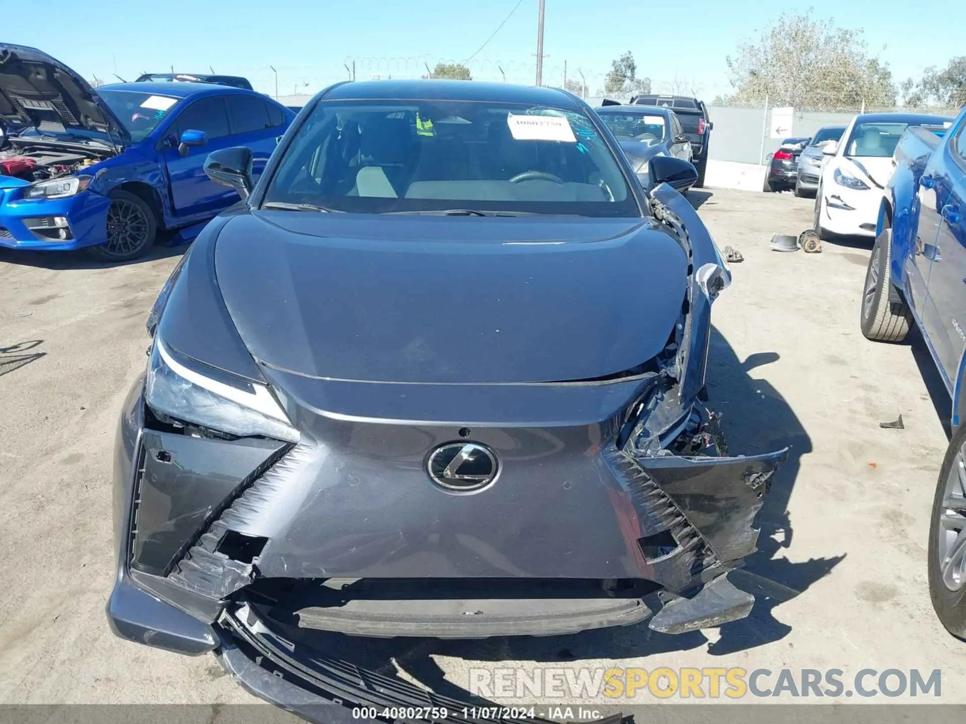 12 Фотография поврежденного автомобиля JTJAAAAB3PA008294 LEXUS RZ 450E 2023