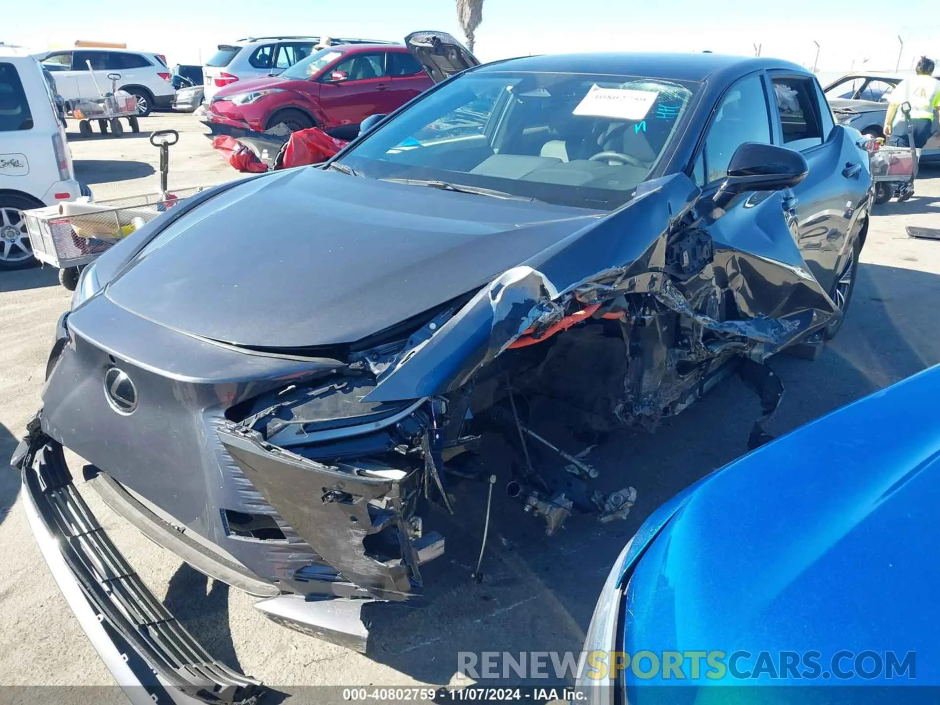 2 Фотография поврежденного автомобиля JTJAAAAB3PA008294 LEXUS RZ 450E 2023