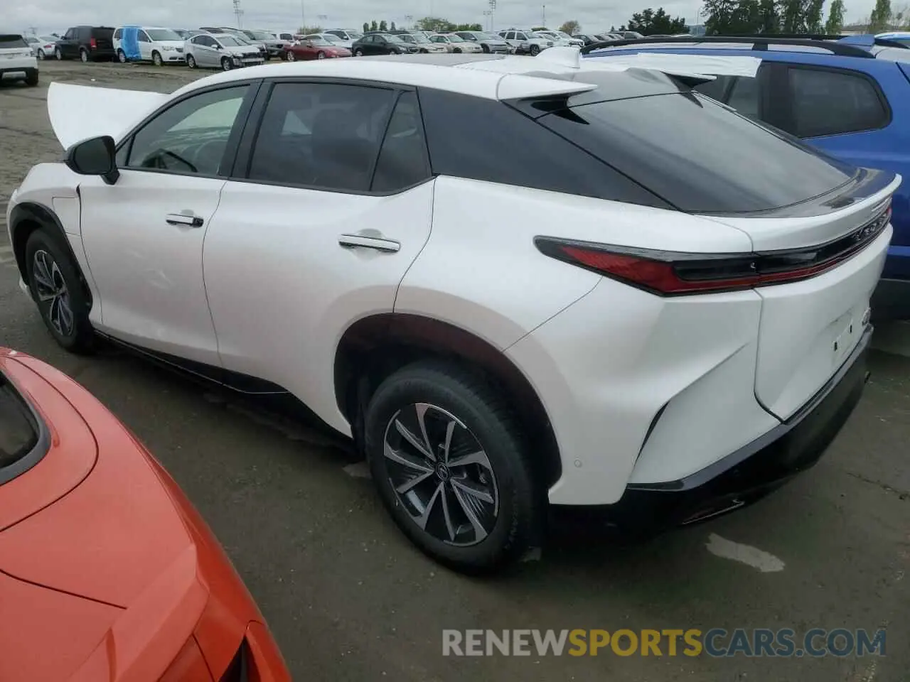 2 Фотография поврежденного автомобиля JTJAAAAB3PA021756 LEXUS RZ 450E 2023