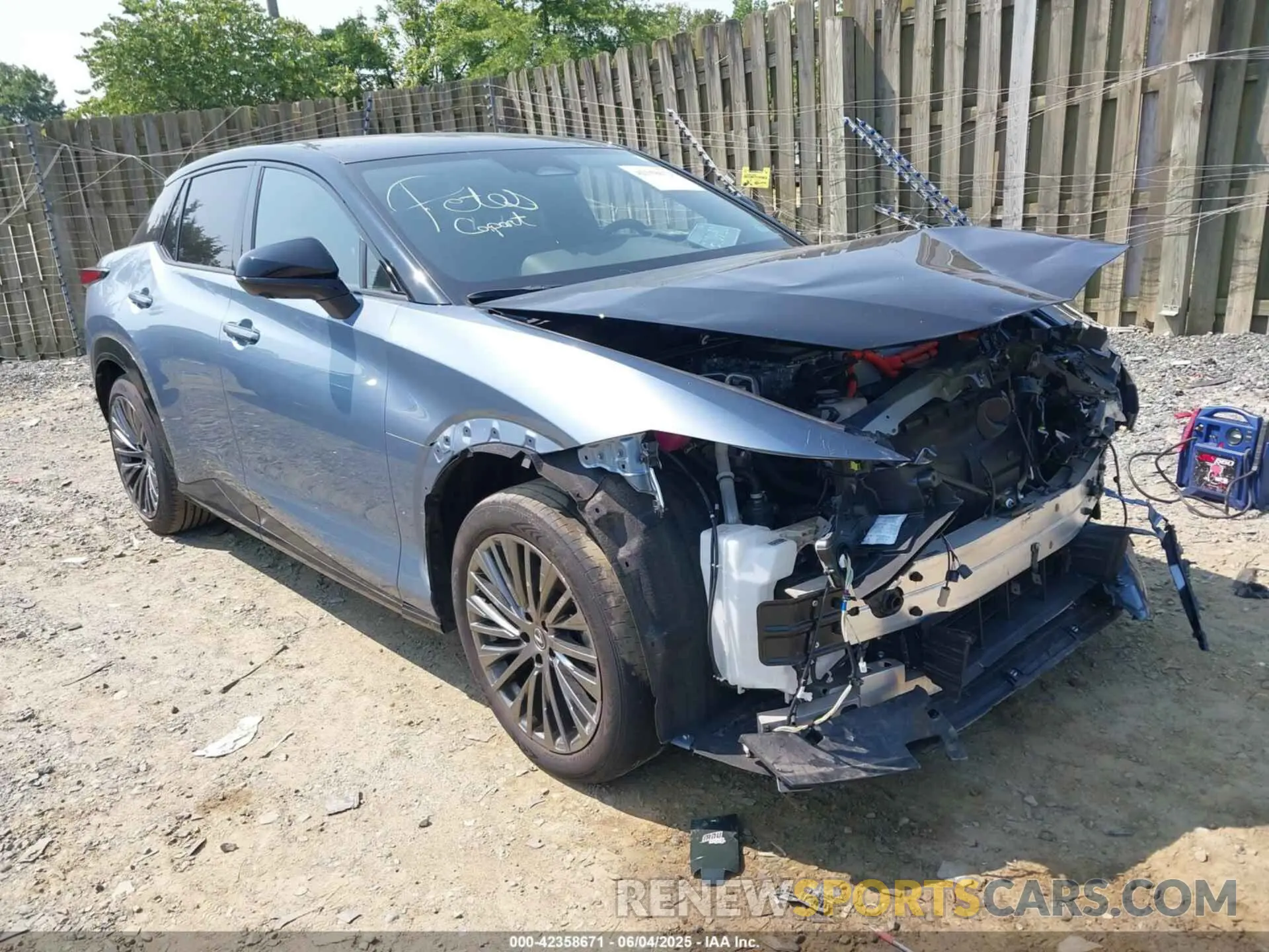 1 Photograph of a damaged car JTJAAAAB4PA011429 LEXUS RZ 450E 2023