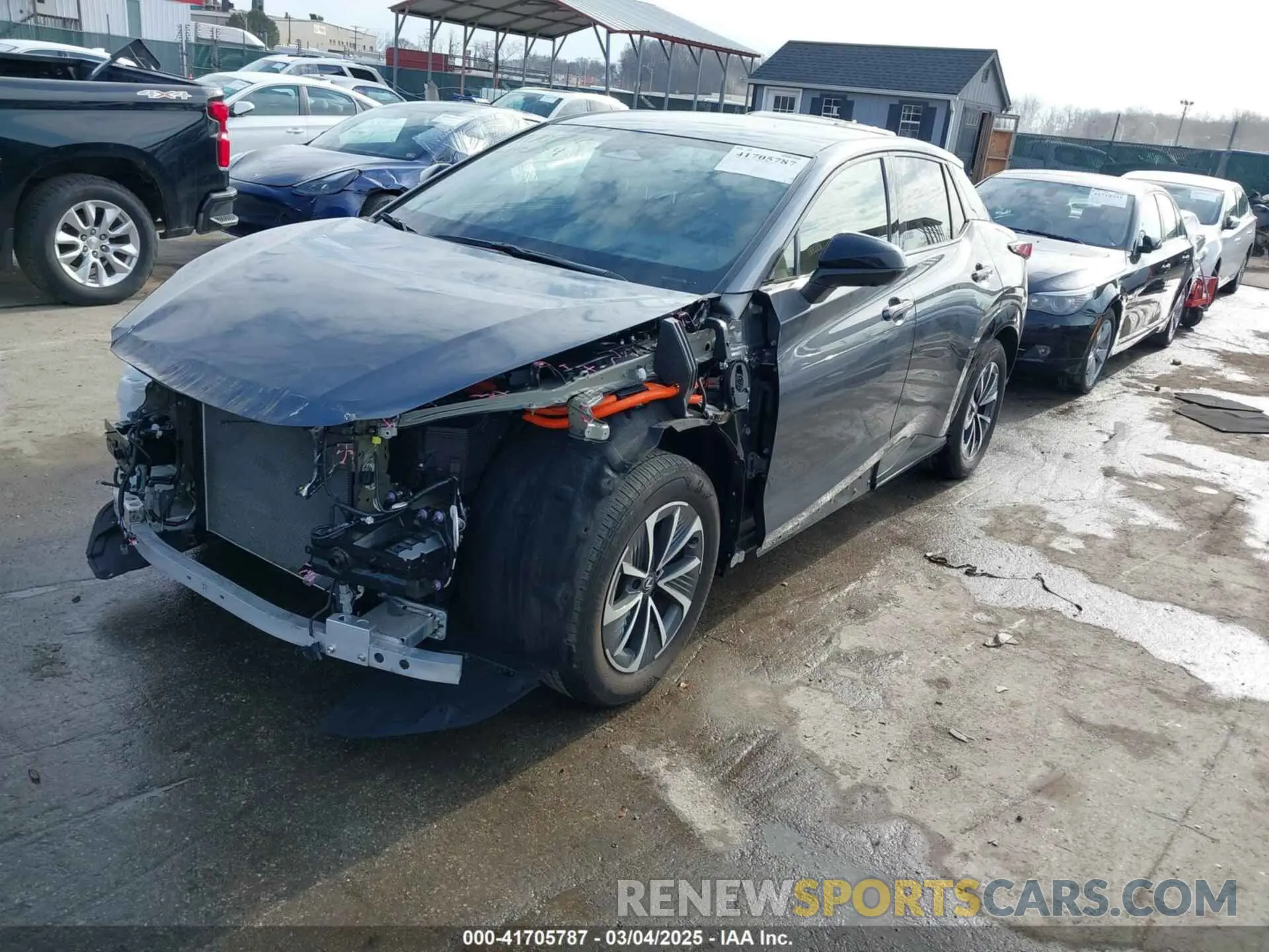 2 Фотография поврежденного автомобиля JTJAAAAB7PA016155 LEXUS RZ 450E 2023
