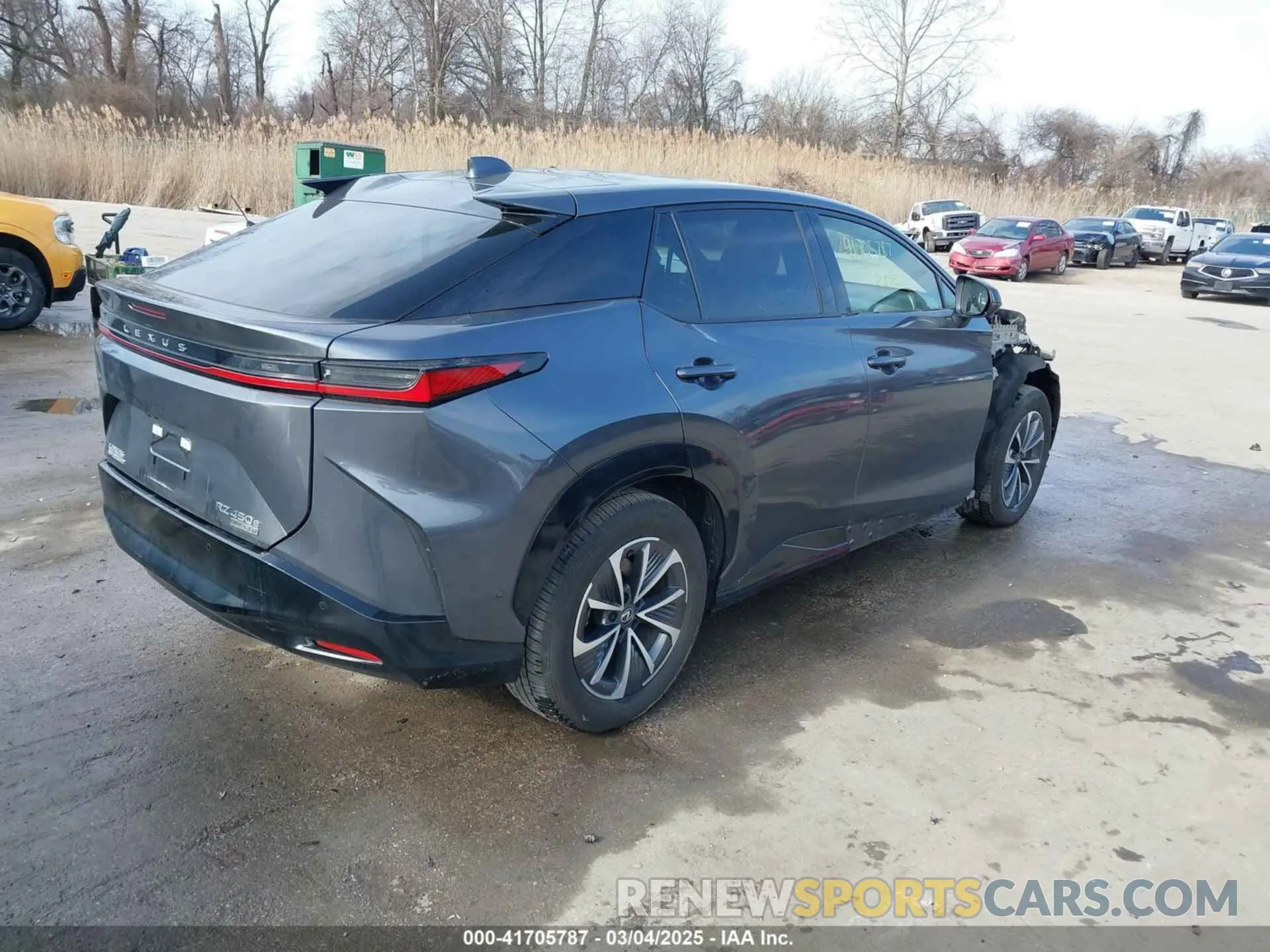 4 Фотография поврежденного автомобиля JTJAAAAB7PA016155 LEXUS RZ 450E 2023