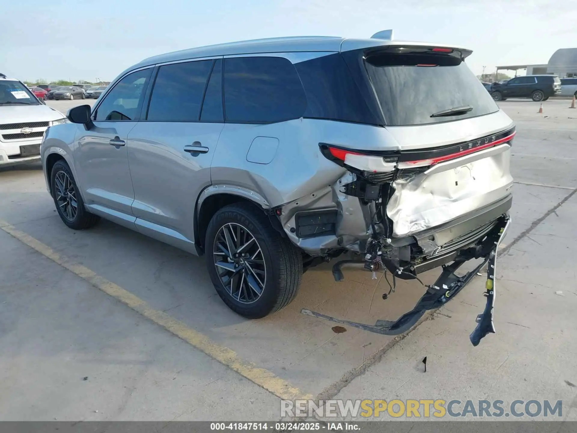 3 Photograph of a damaged car 5TDAAAA61RS000500 LEXUS TX 350 2024