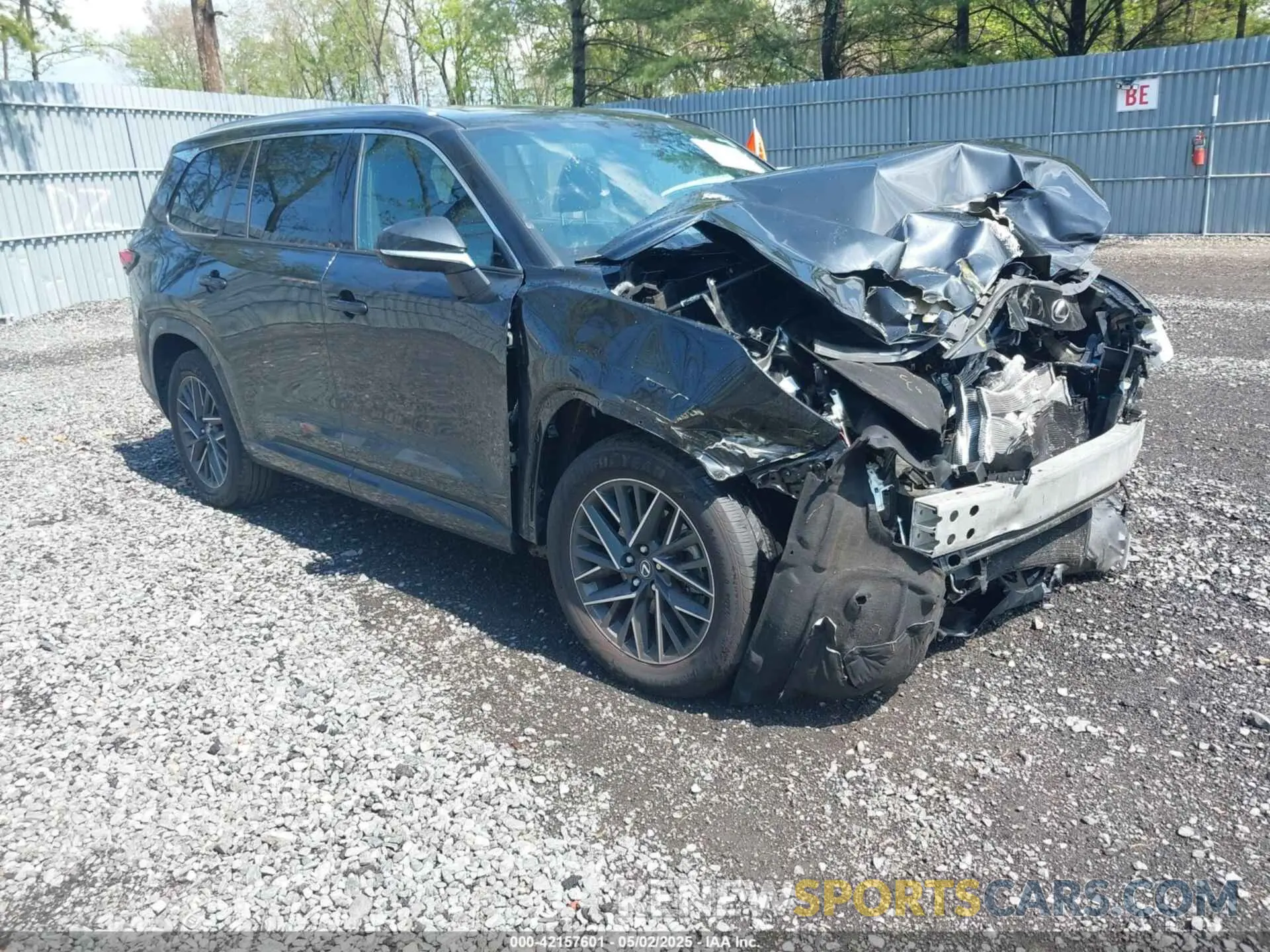 1 Photograph of a damaged car 5TDAAAB64RS003986 LEXUS TX 350 2024