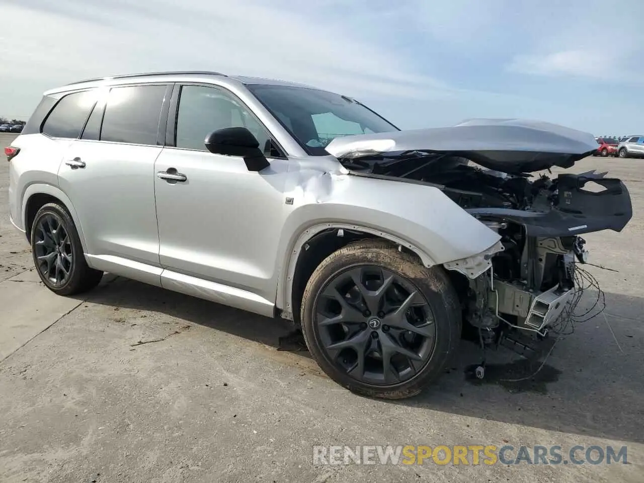 4 Фотография поврежденного автомобиля 5TDABAB63RS006651 LEXUS TX 500H F 2024