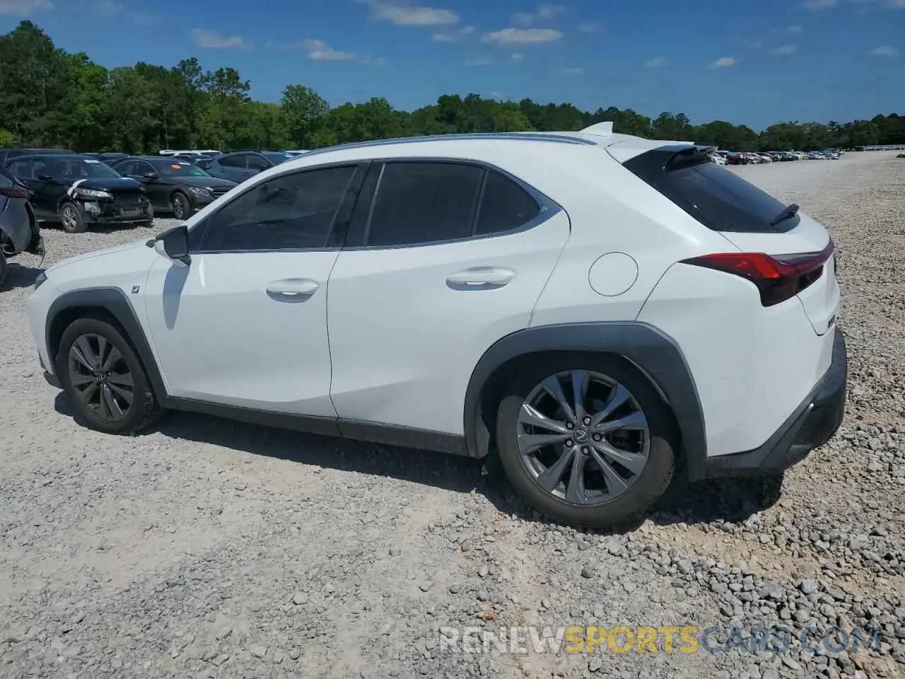 2 Photograph of a damaged car JTHY3JBH0K2019012 LEXUS UX 200 2019