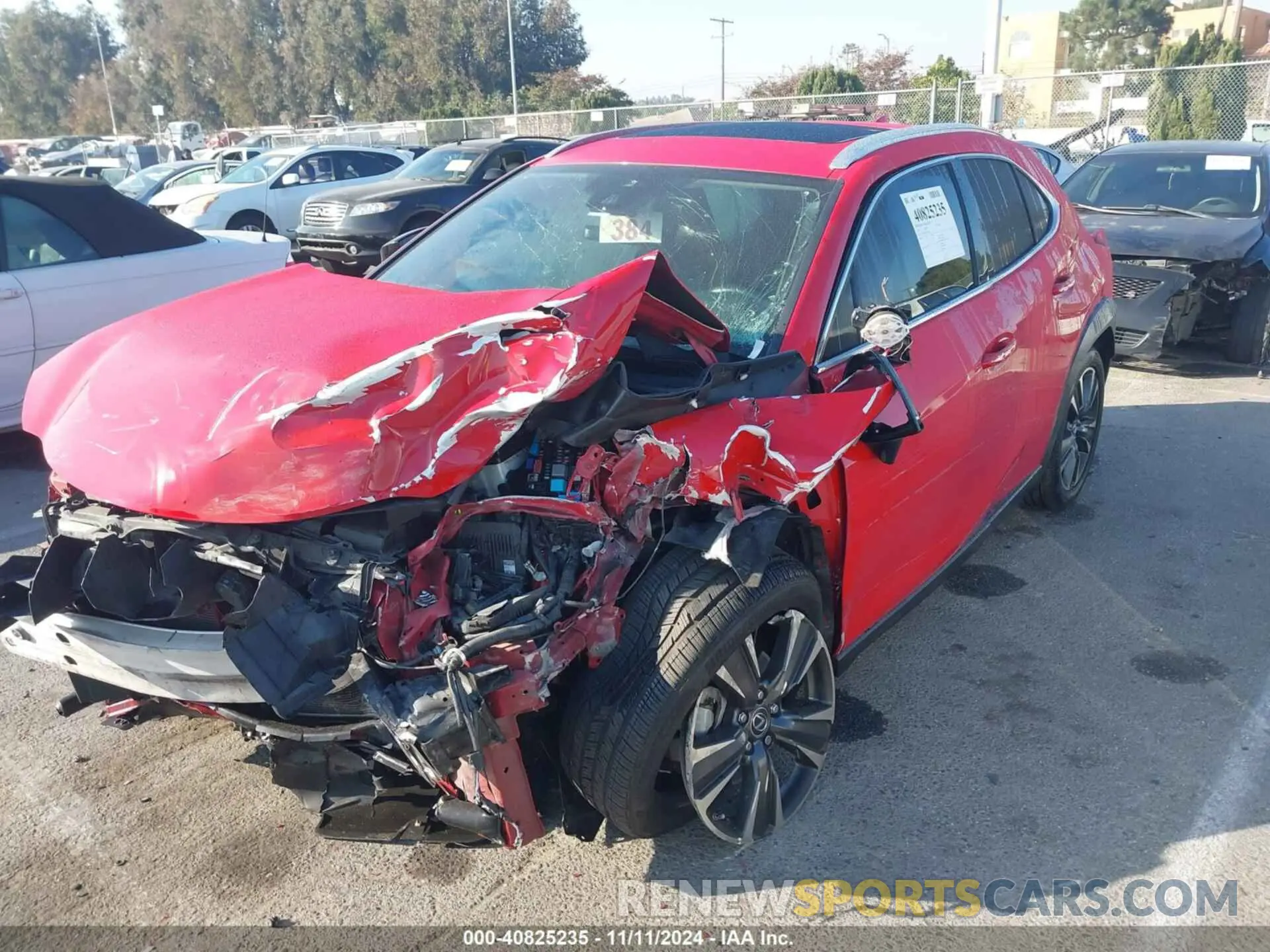 2 Фотография поврежденного автомобиля JTHY3JBH1K2006074 LEXUS UX 200 2019