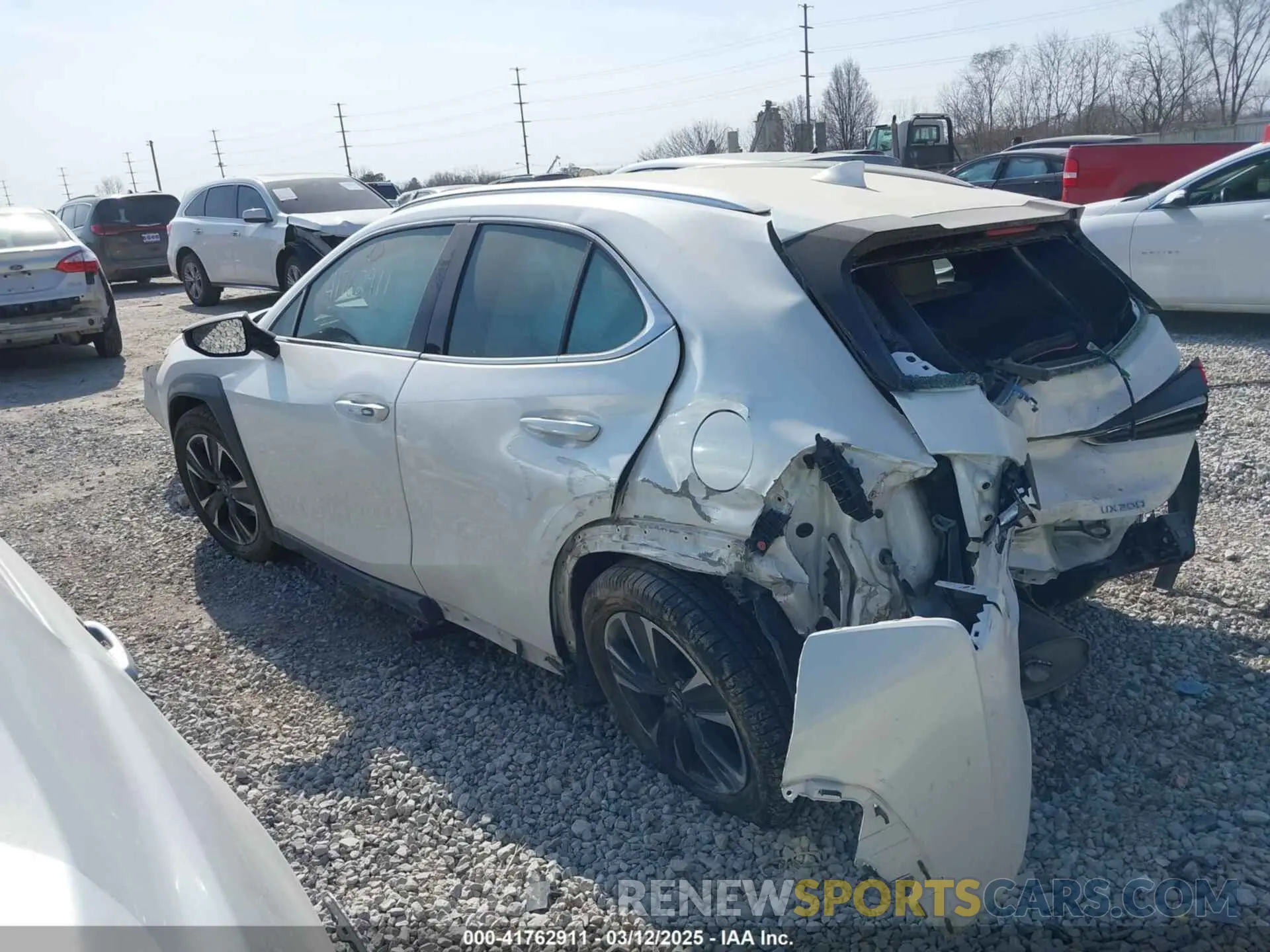 3 Photograph of a damaged car JTHY3JBH4K2014881 LEXUS UX 200 2019