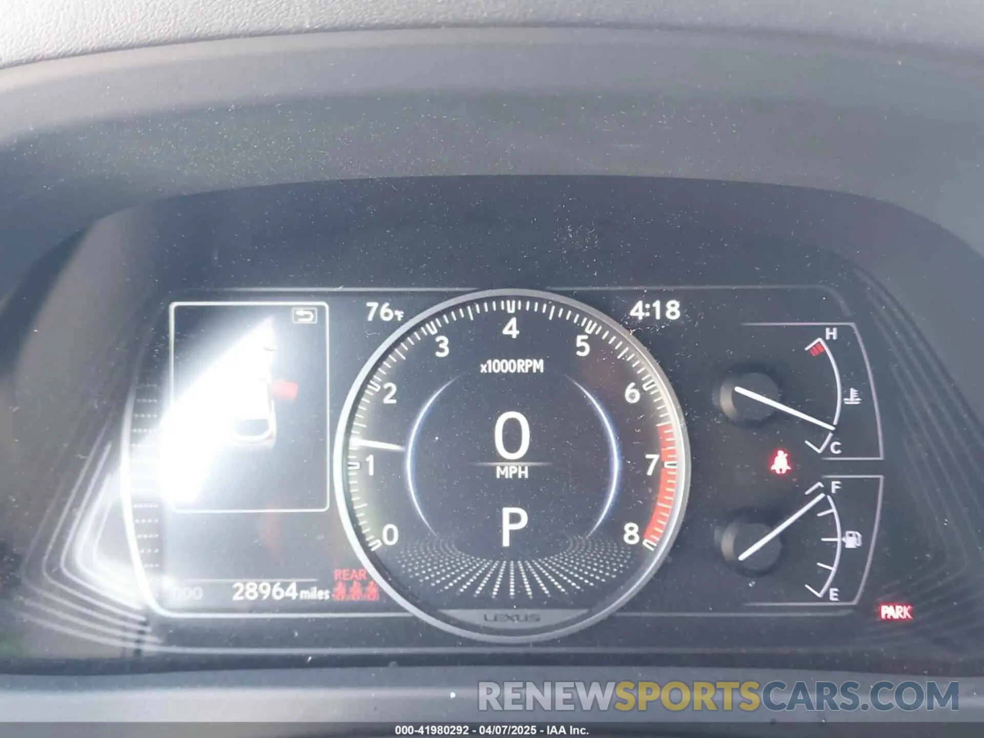 7 Photograph of a damaged car JTHY3JBH6K2002909 LEXUS UX 200 2019