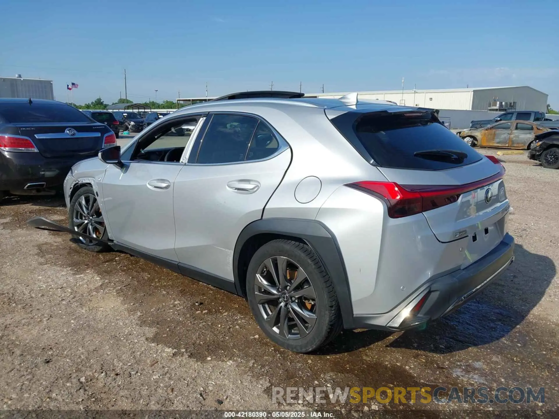 3 Фотография поврежденного автомобиля JTHY3JBH6K2013523 LEXUS UX 200 2019
